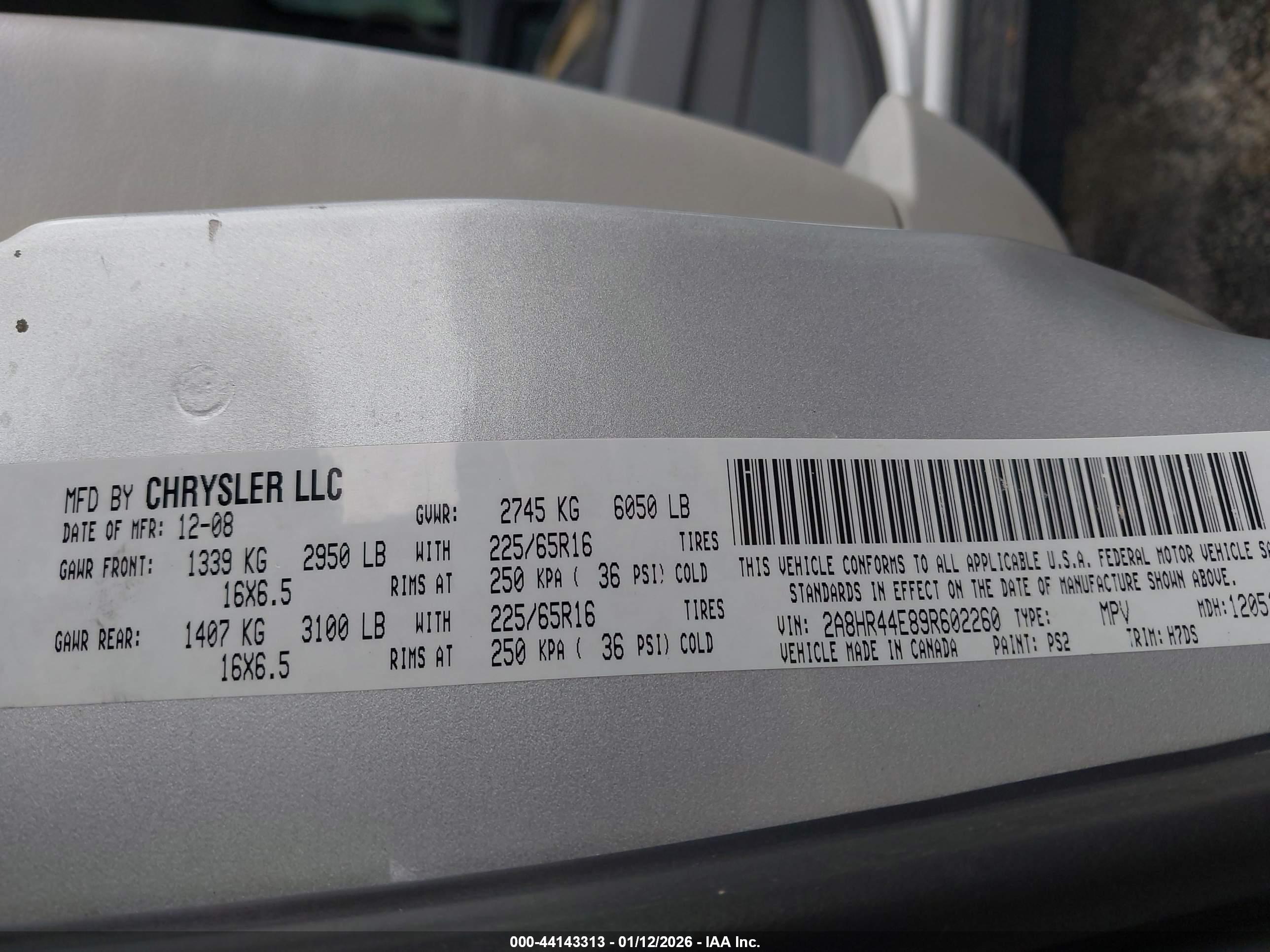 CHRYSLER TOWN image 9