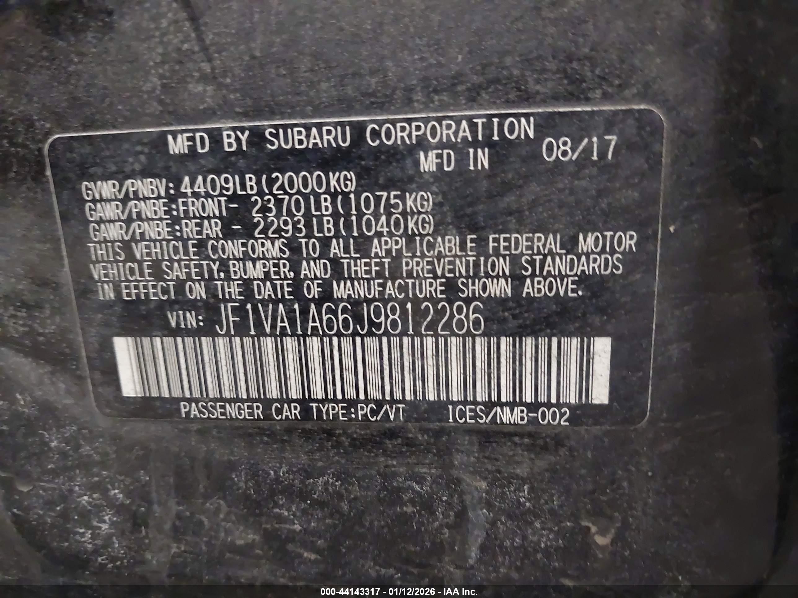 SUBARU WRX image 9