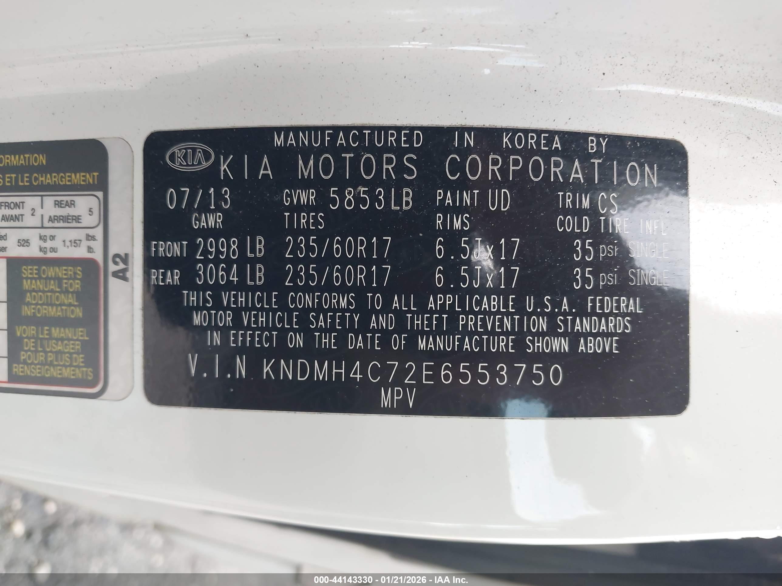 KIA SEDONA image 9
