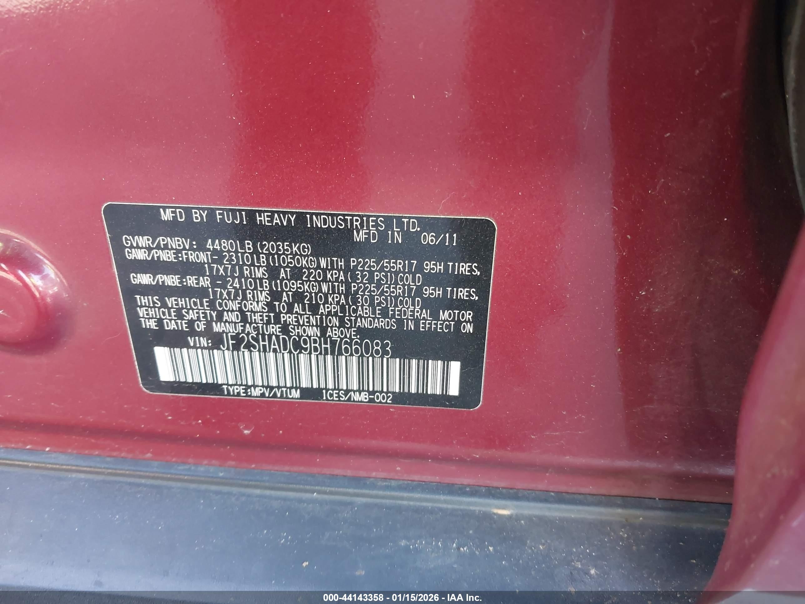 SUBARU FORESTER image 9
