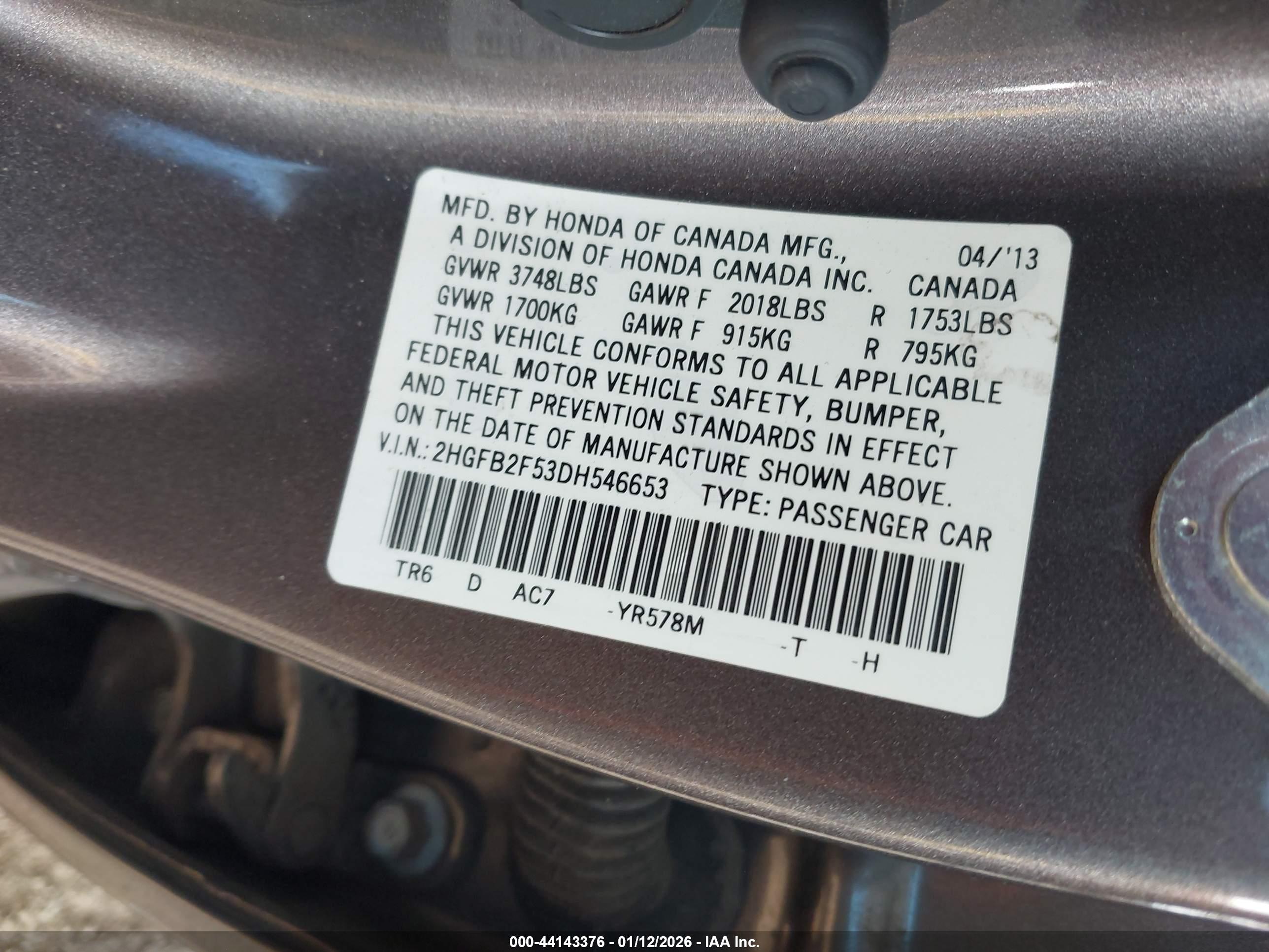 HONDA CIVIC image 9
