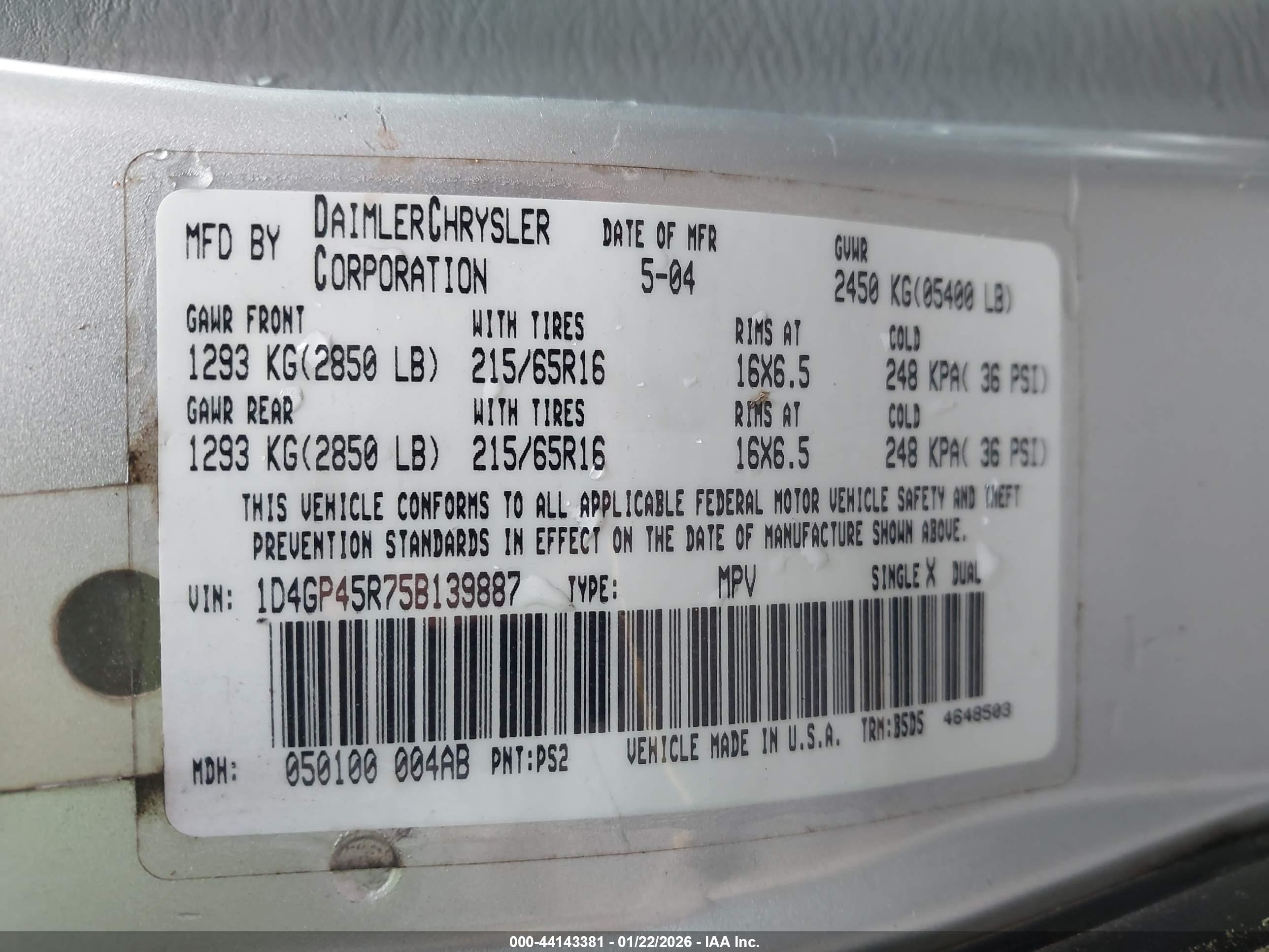 DODGE CARAVAN image 9