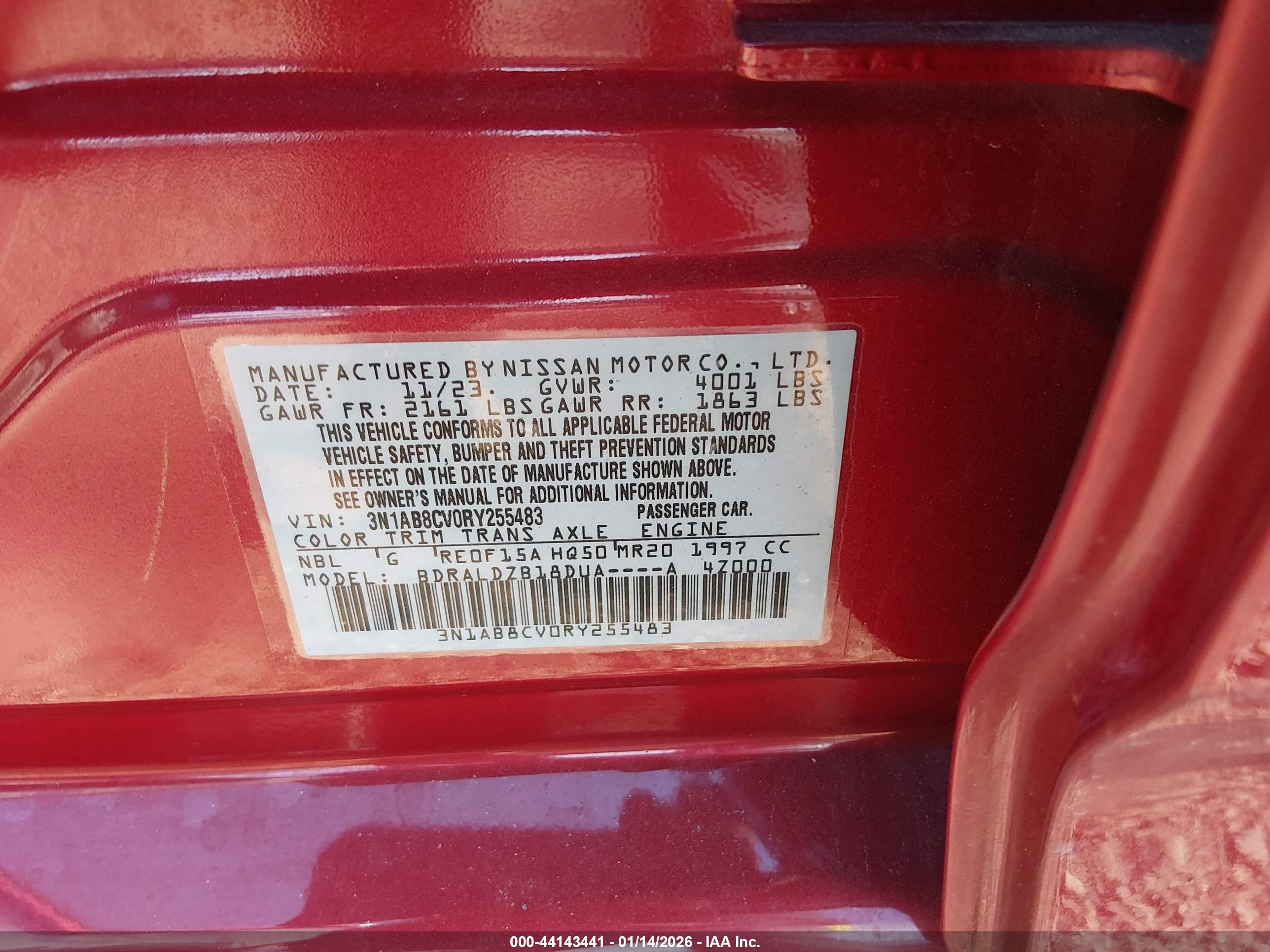 NISSAN SENTRA image 9