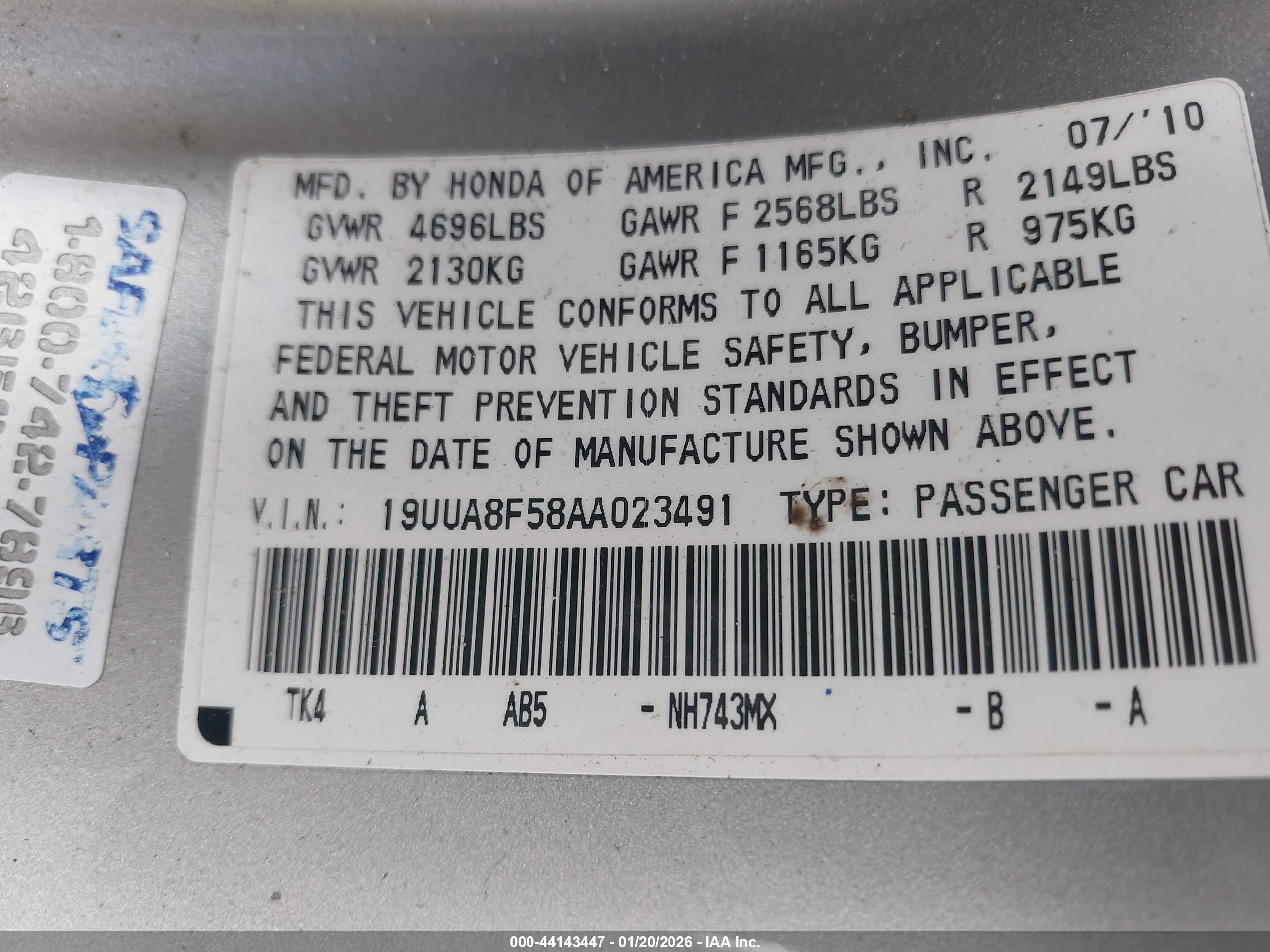 ACURA TL image 9