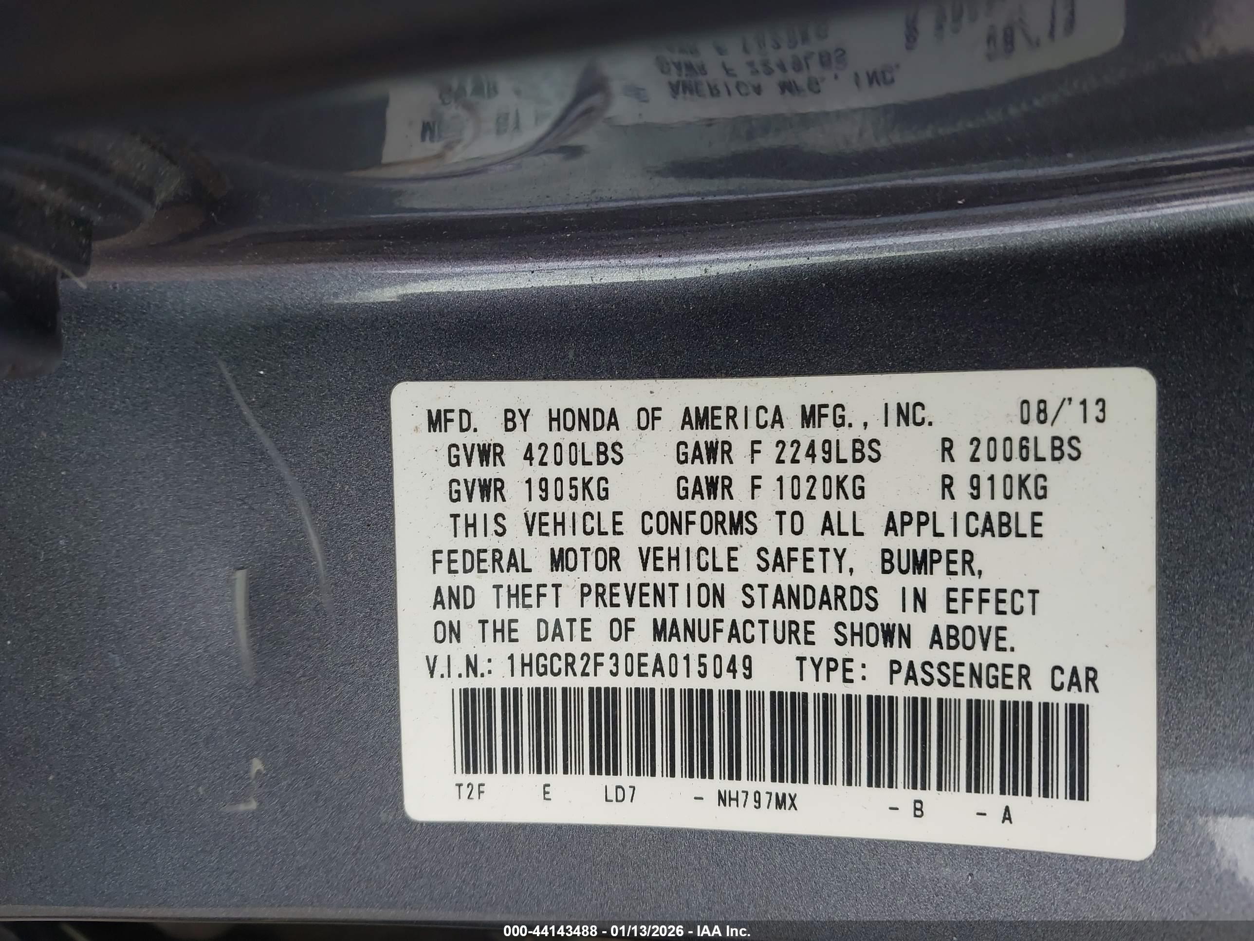 HONDA ACCORD image 9
