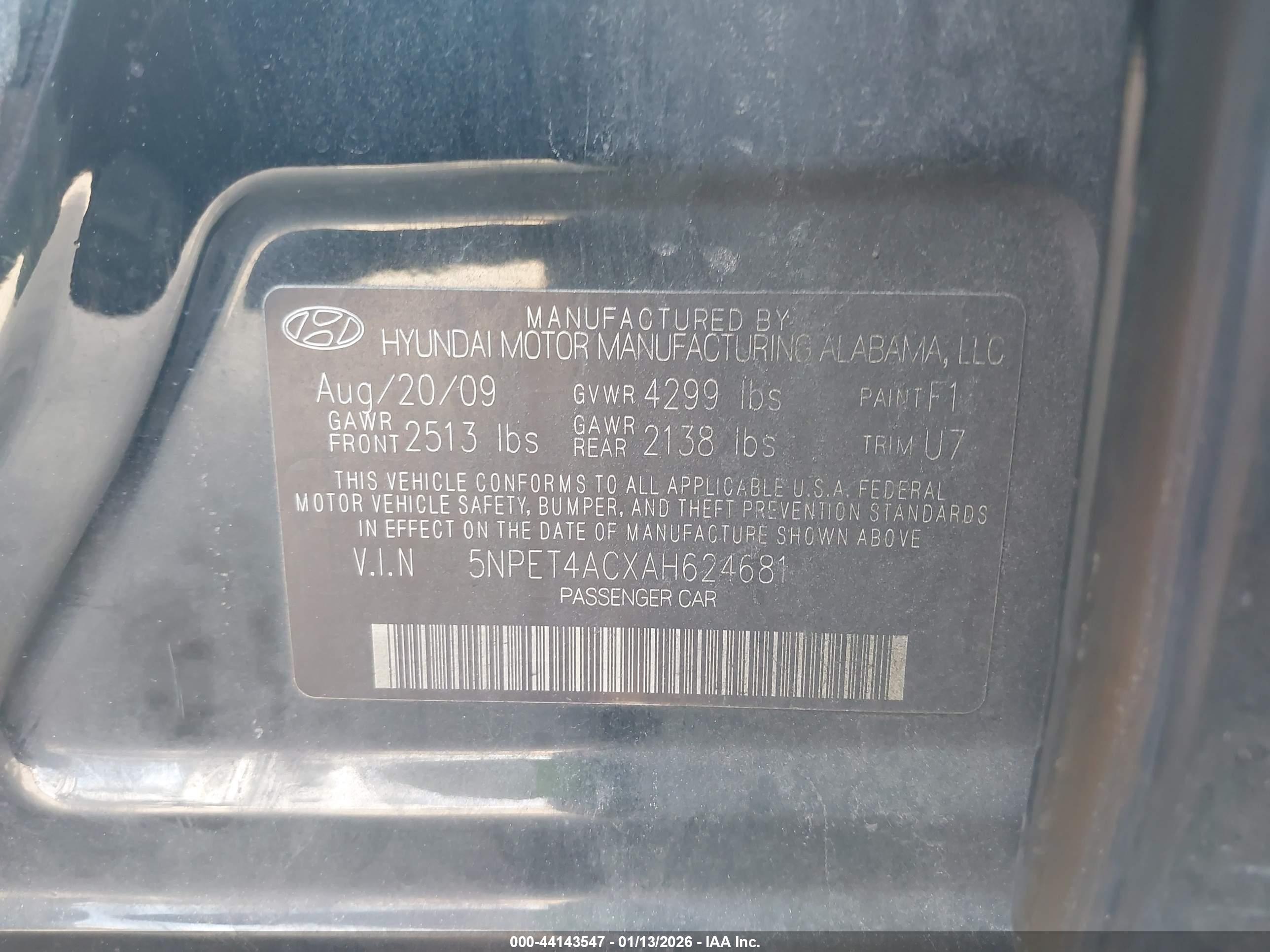 HYUNDAI SONATA image 9
