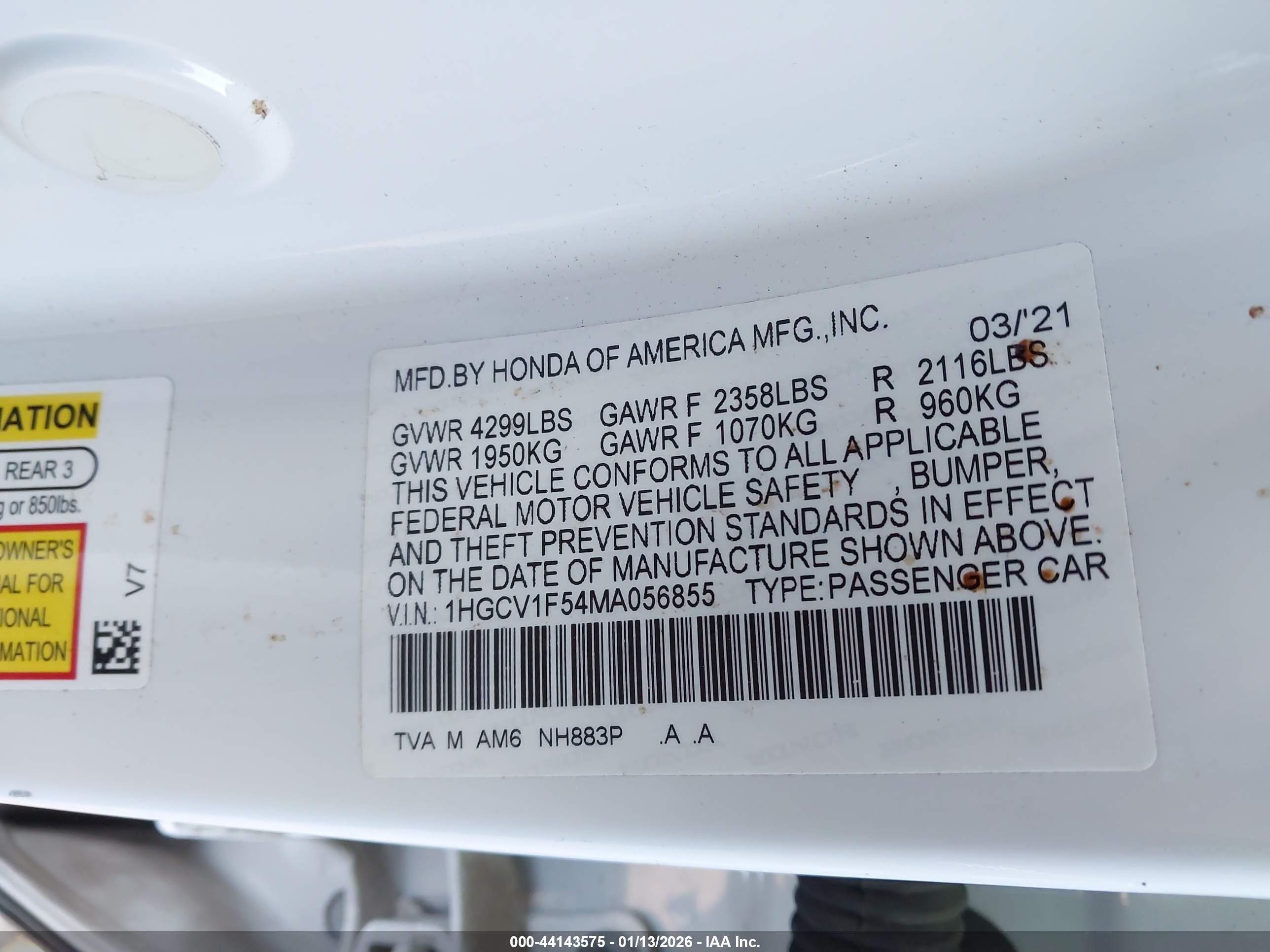 HONDA ACCORD image 9