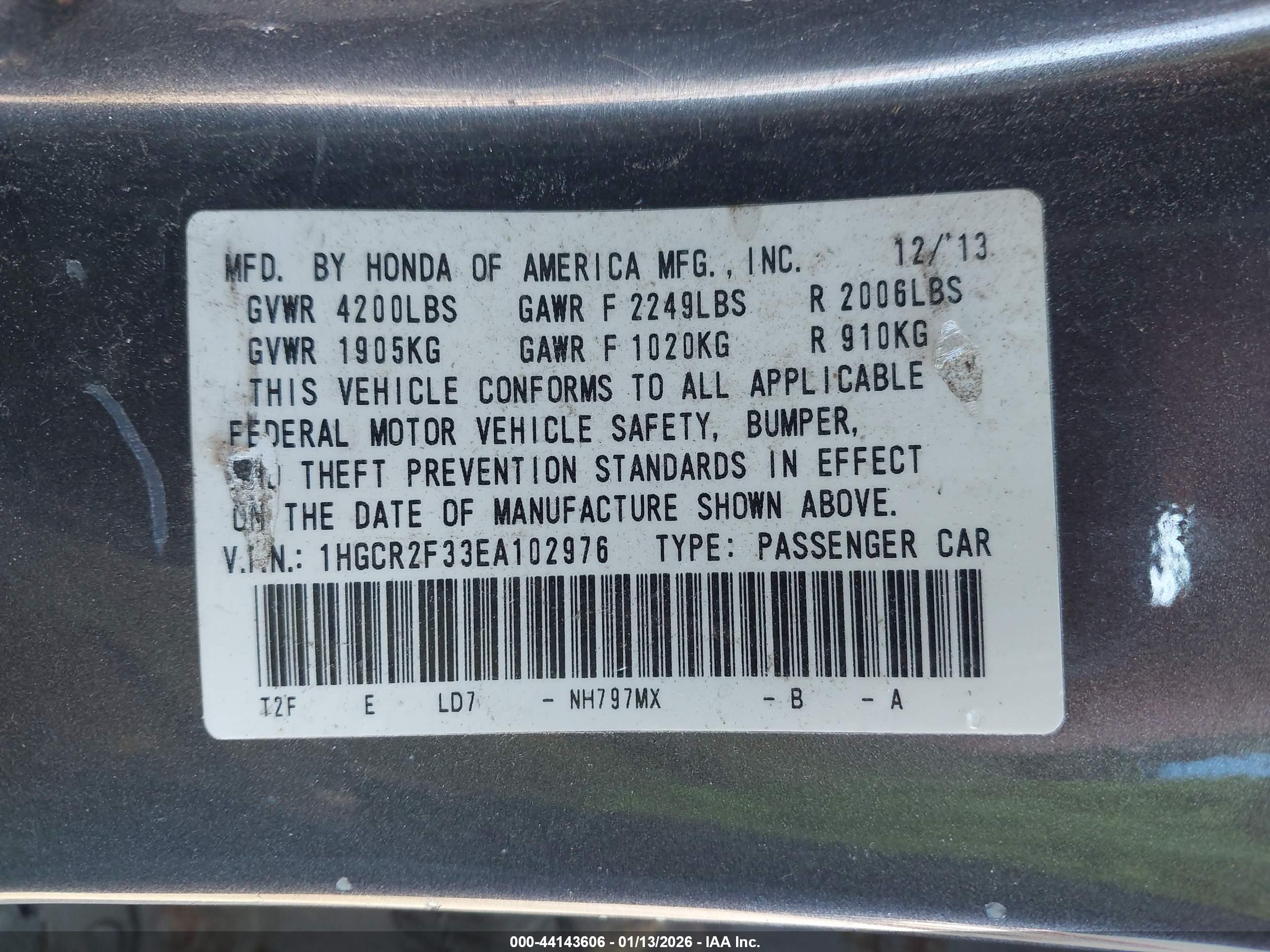 HONDA ACCORD image 9