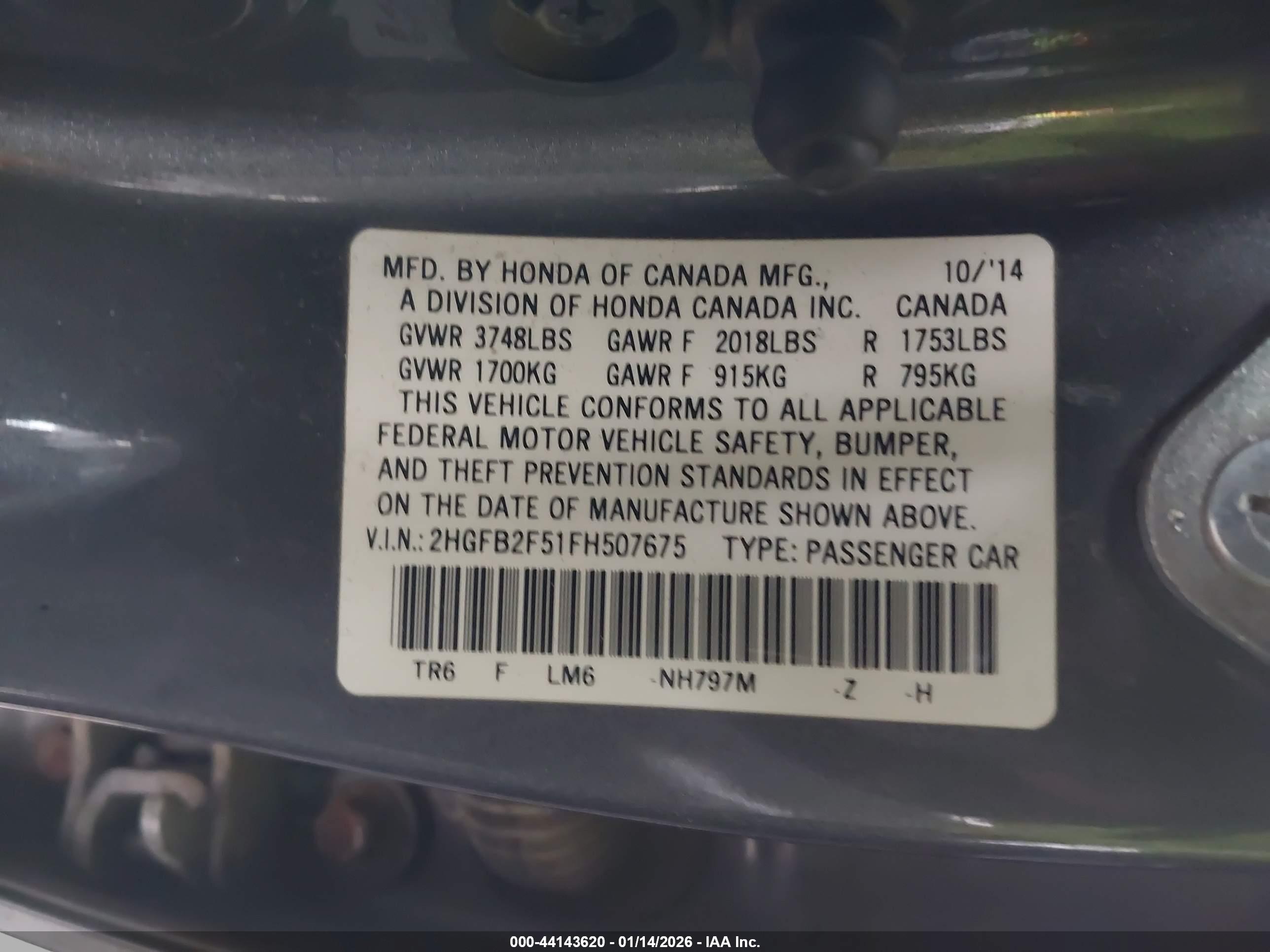 HONDA CIVIC image 9