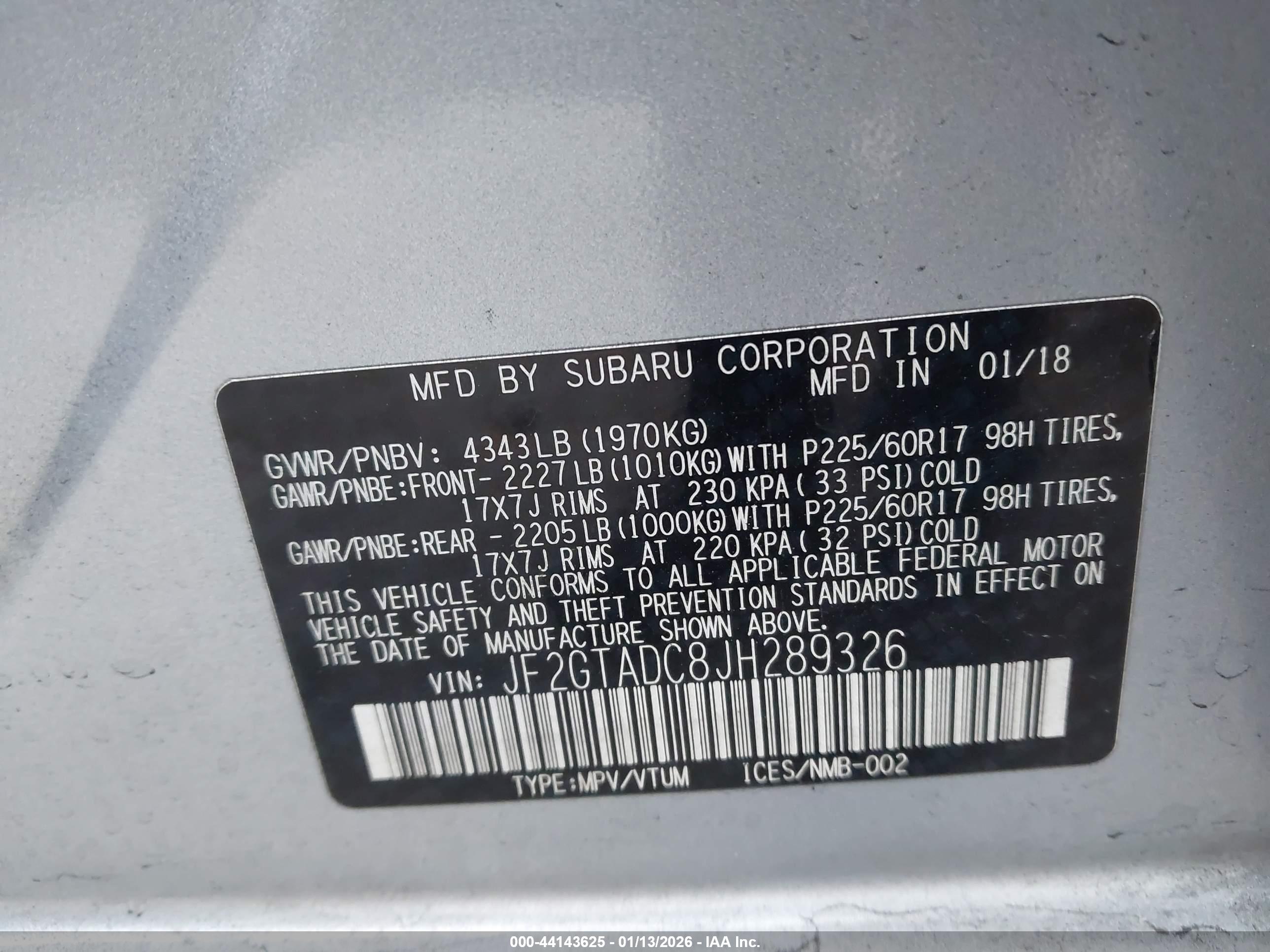SUBARU CROSSTREK image 9