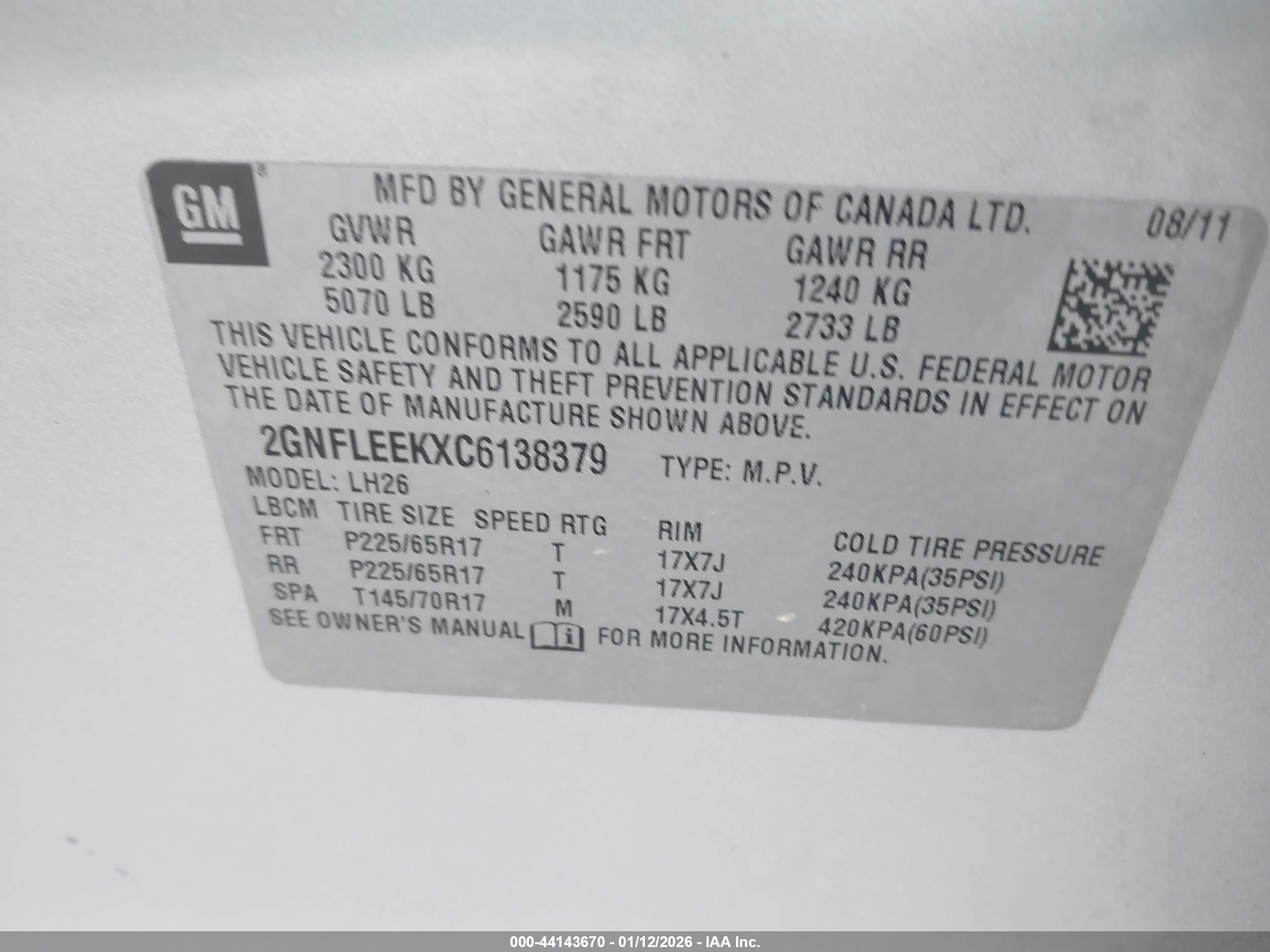 CHEVROLET EQUINOX image 9