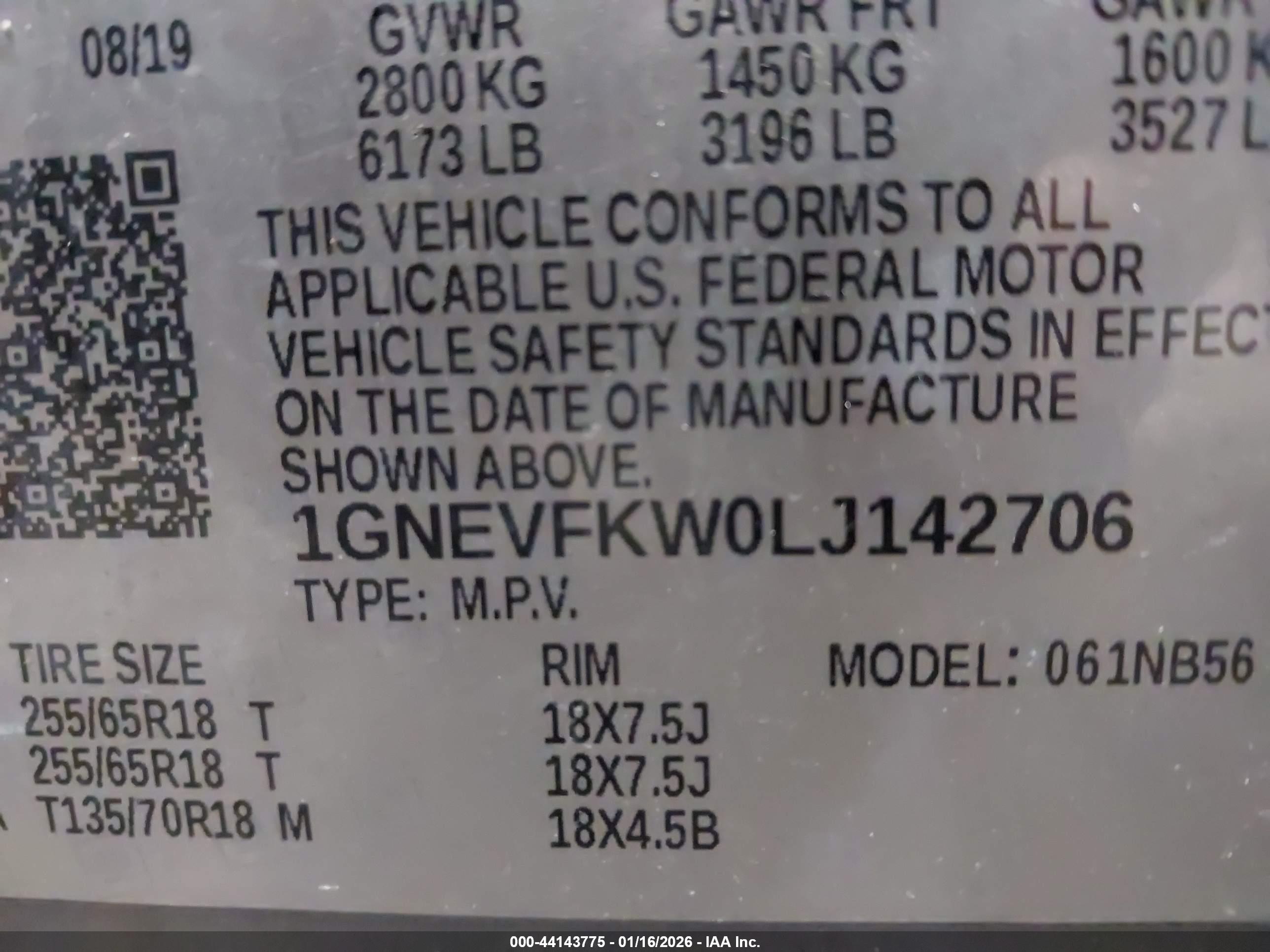 CHEVROLET TRAVERSE image 9