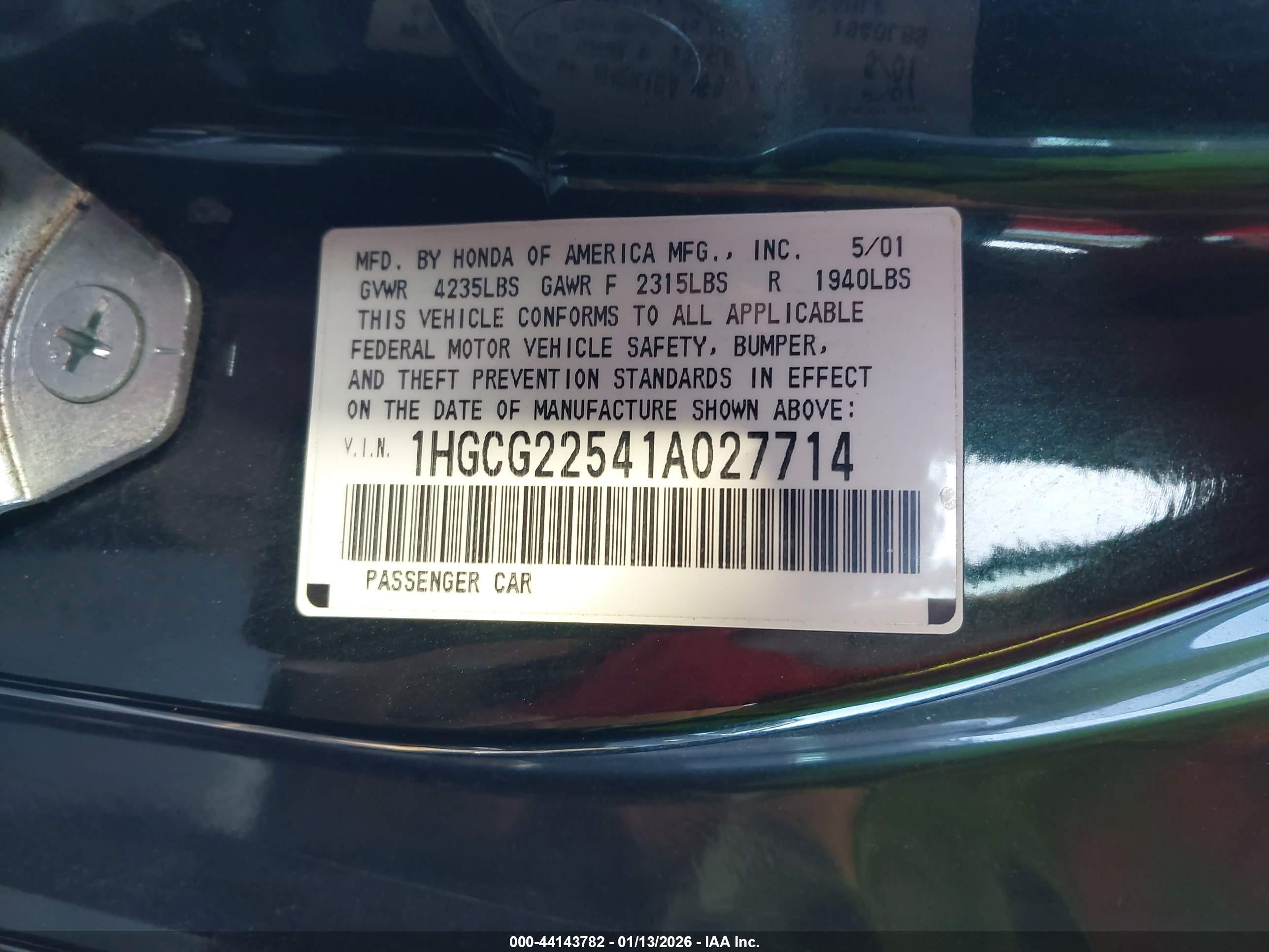 HONDA ACCORD image 9