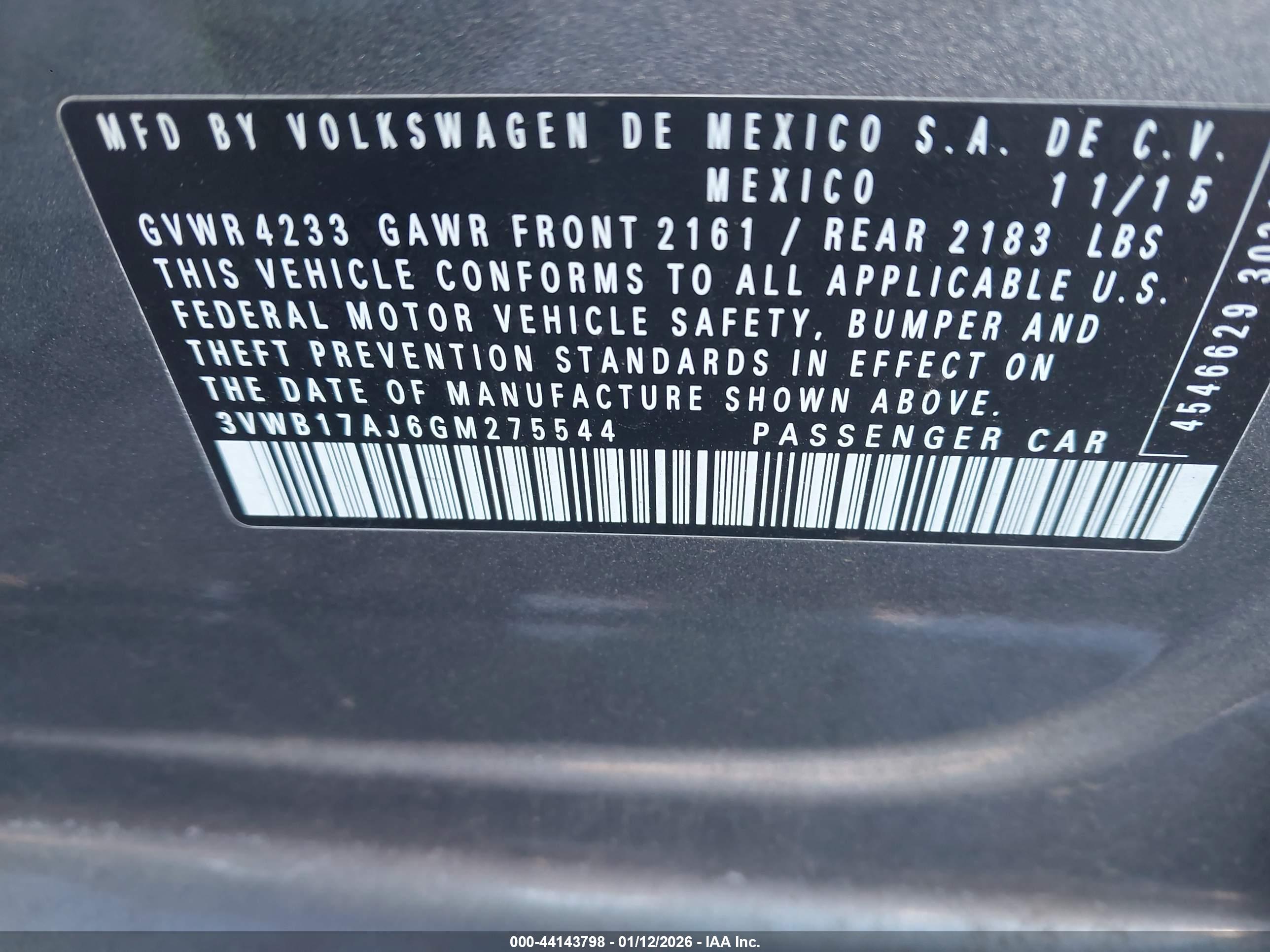 VOLKSWAGEN JETTA image 9