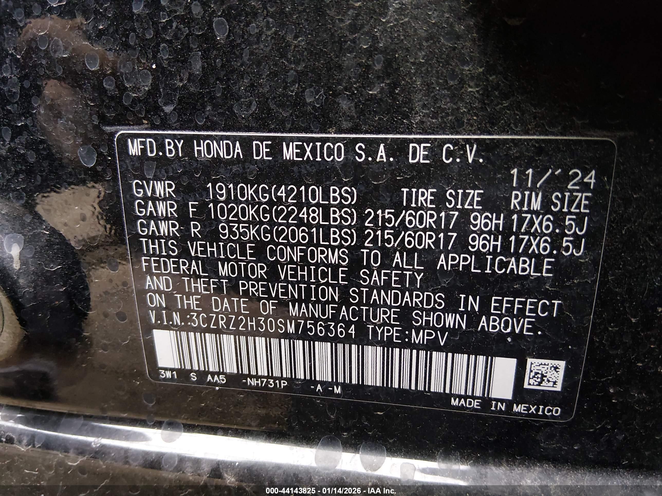 HONDA HR-V image 9