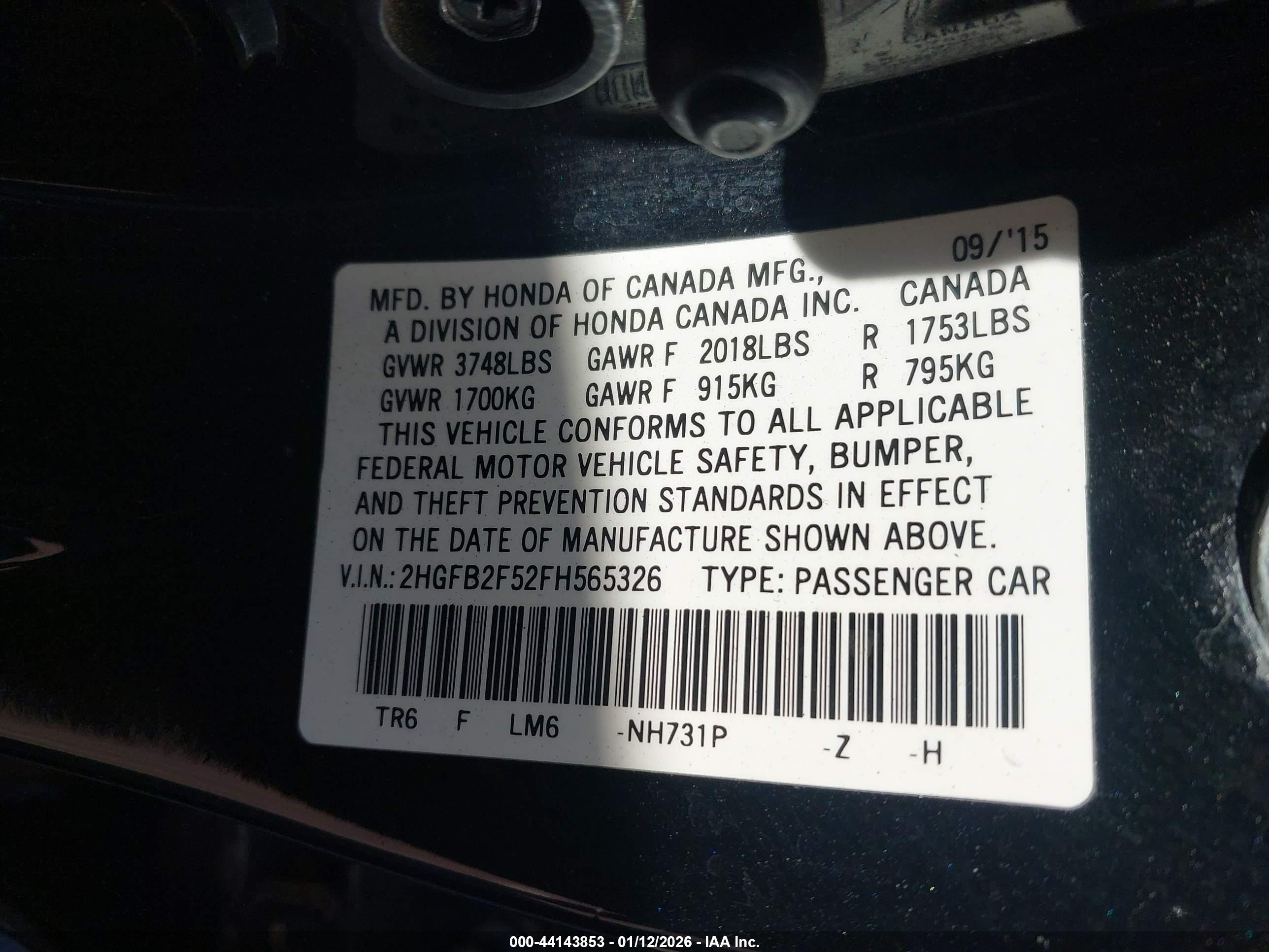 HONDA CIVIC image 9