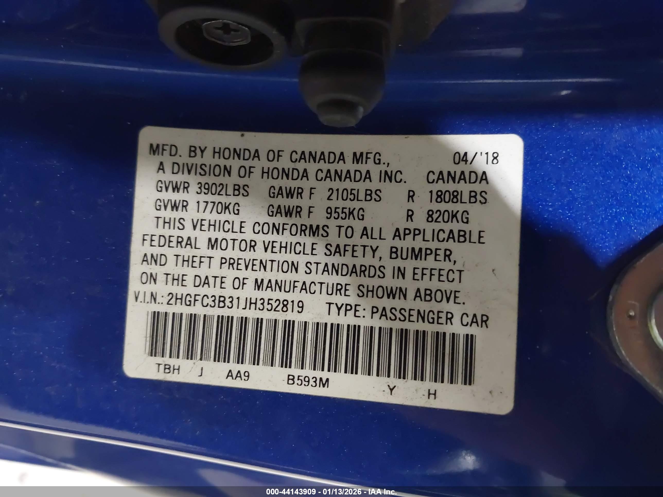HONDA CIVIC image 9