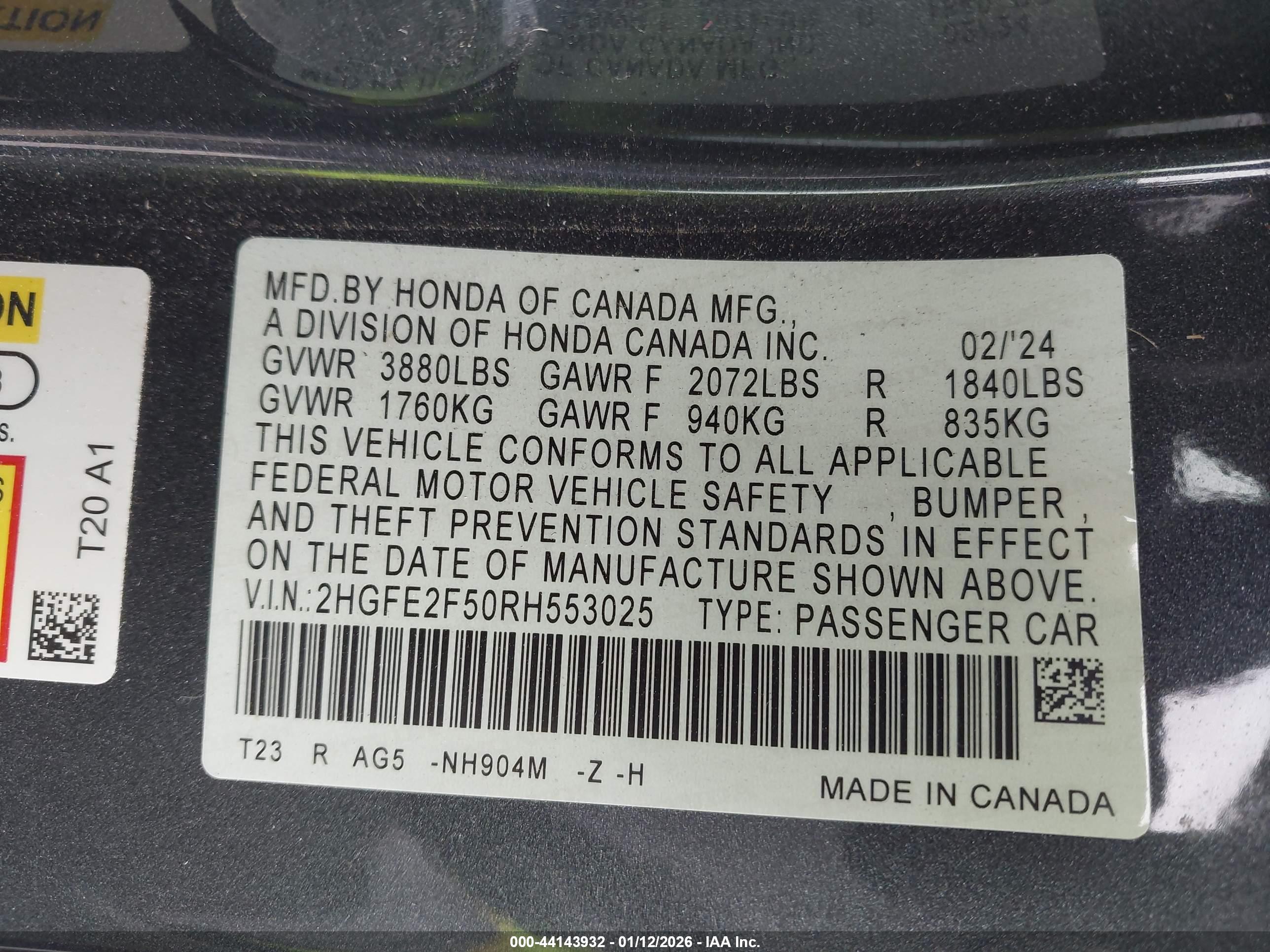 HONDA CIVIC image 9