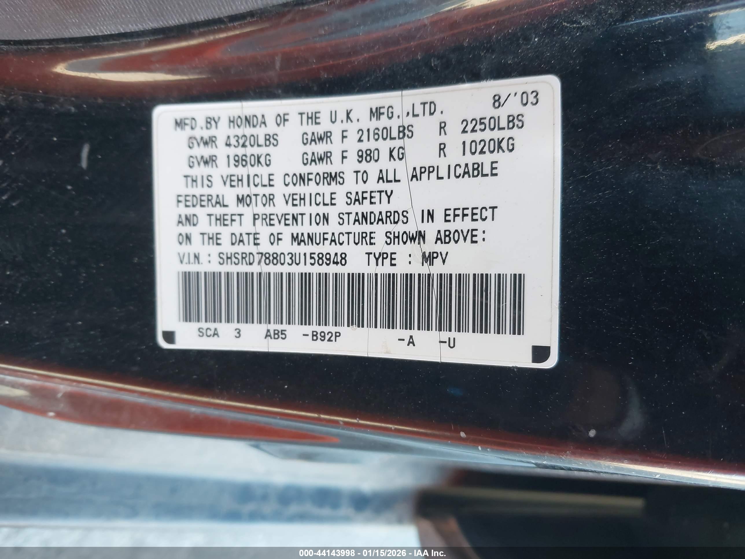 HONDA CR-V image 9