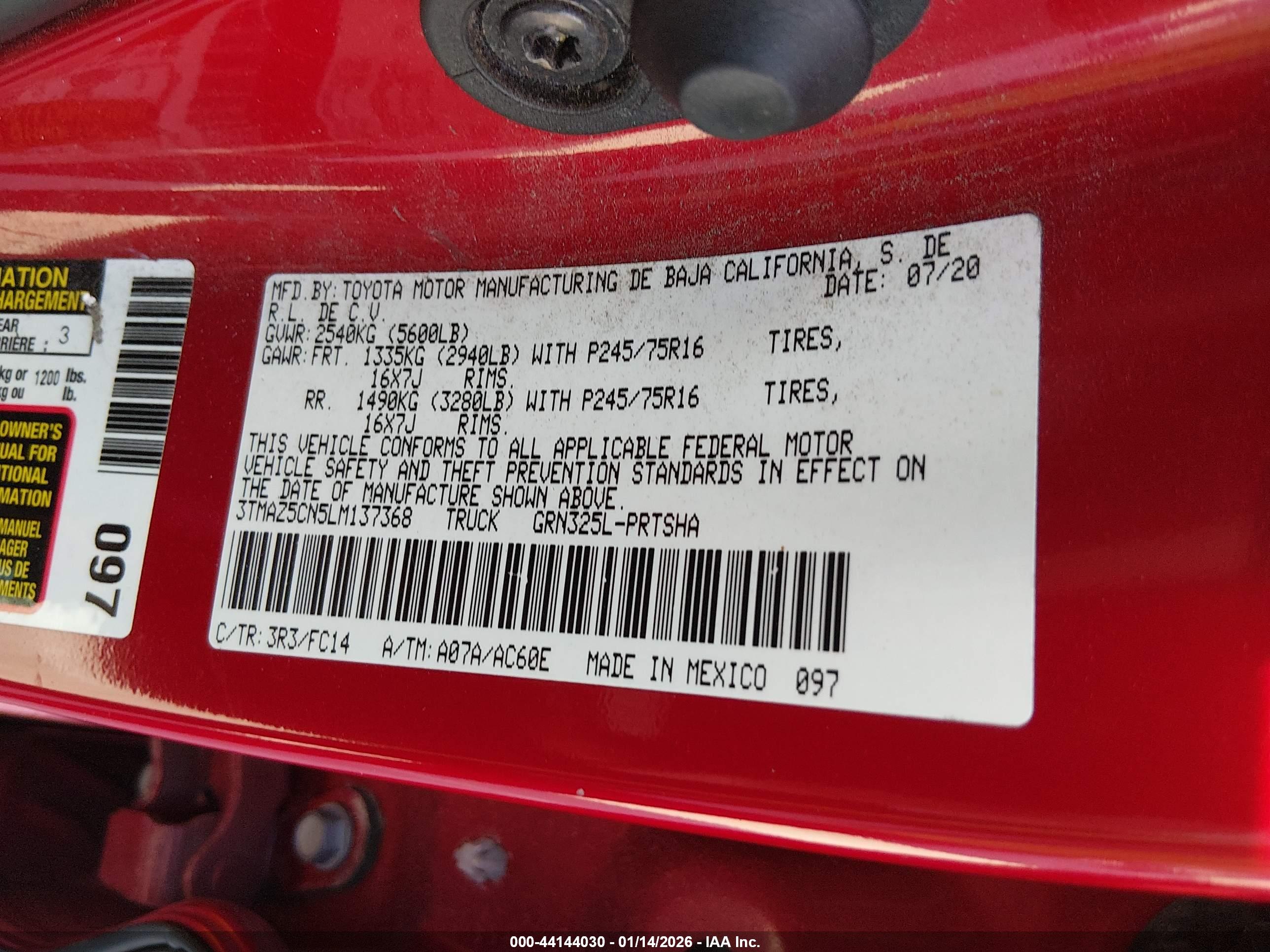 TOYOTA TACOMA image 9