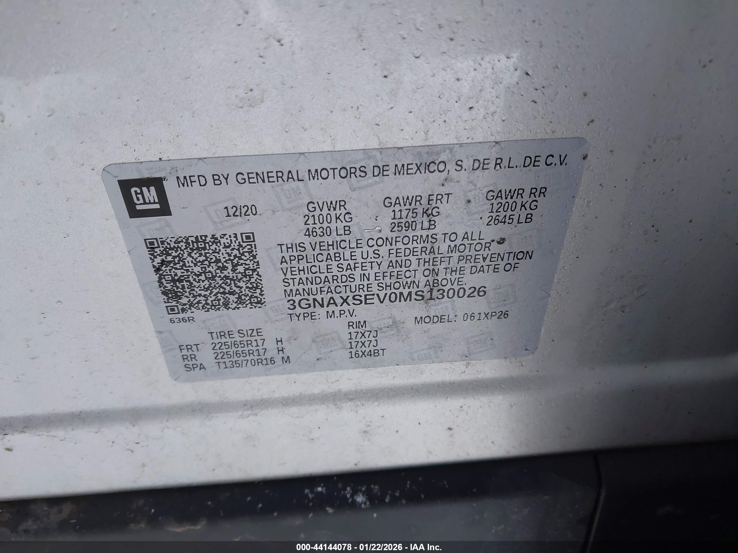 CHEVROLET EQUINOX image 9