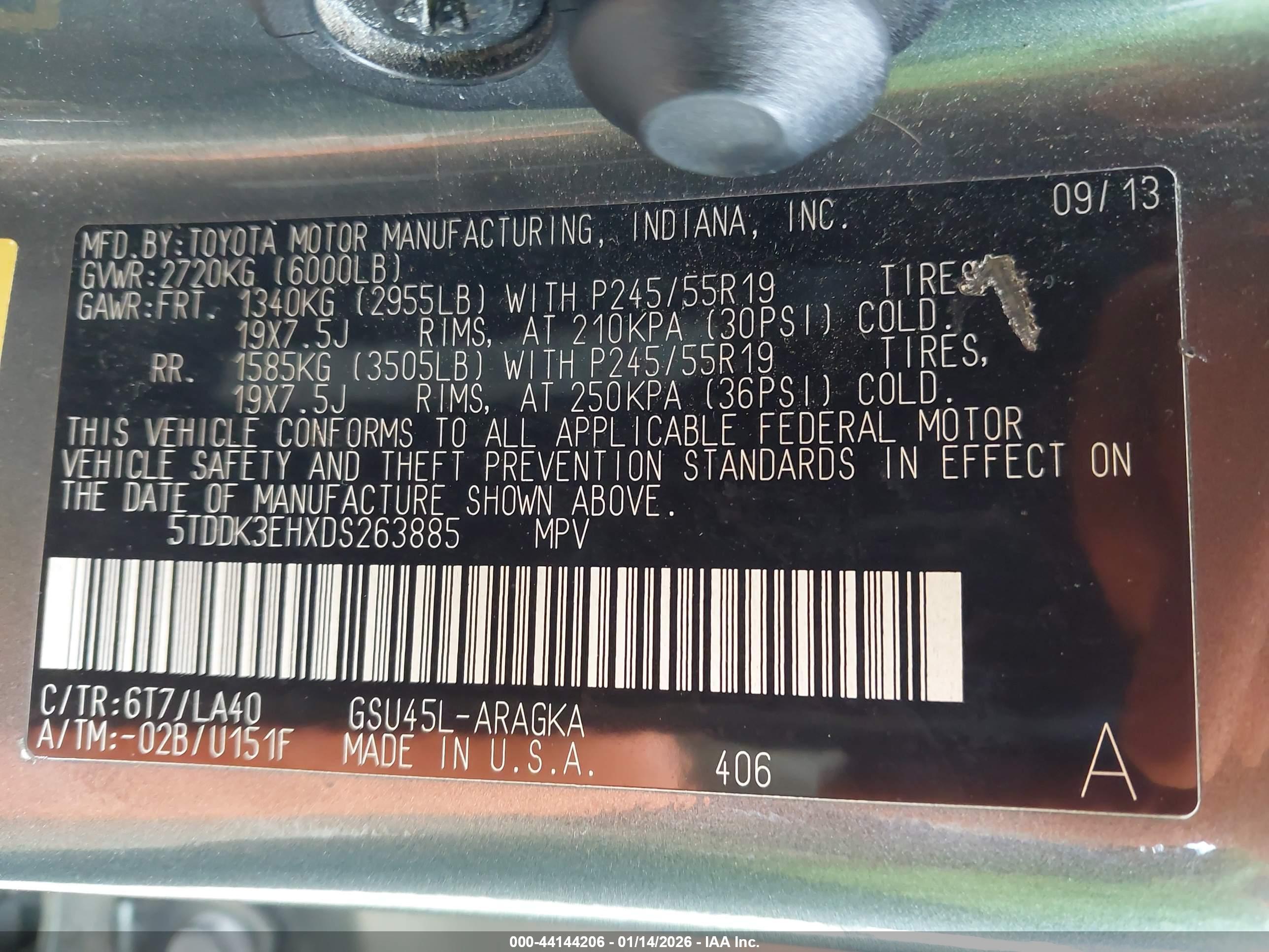 TOYOTA HIGHLANDER image 9