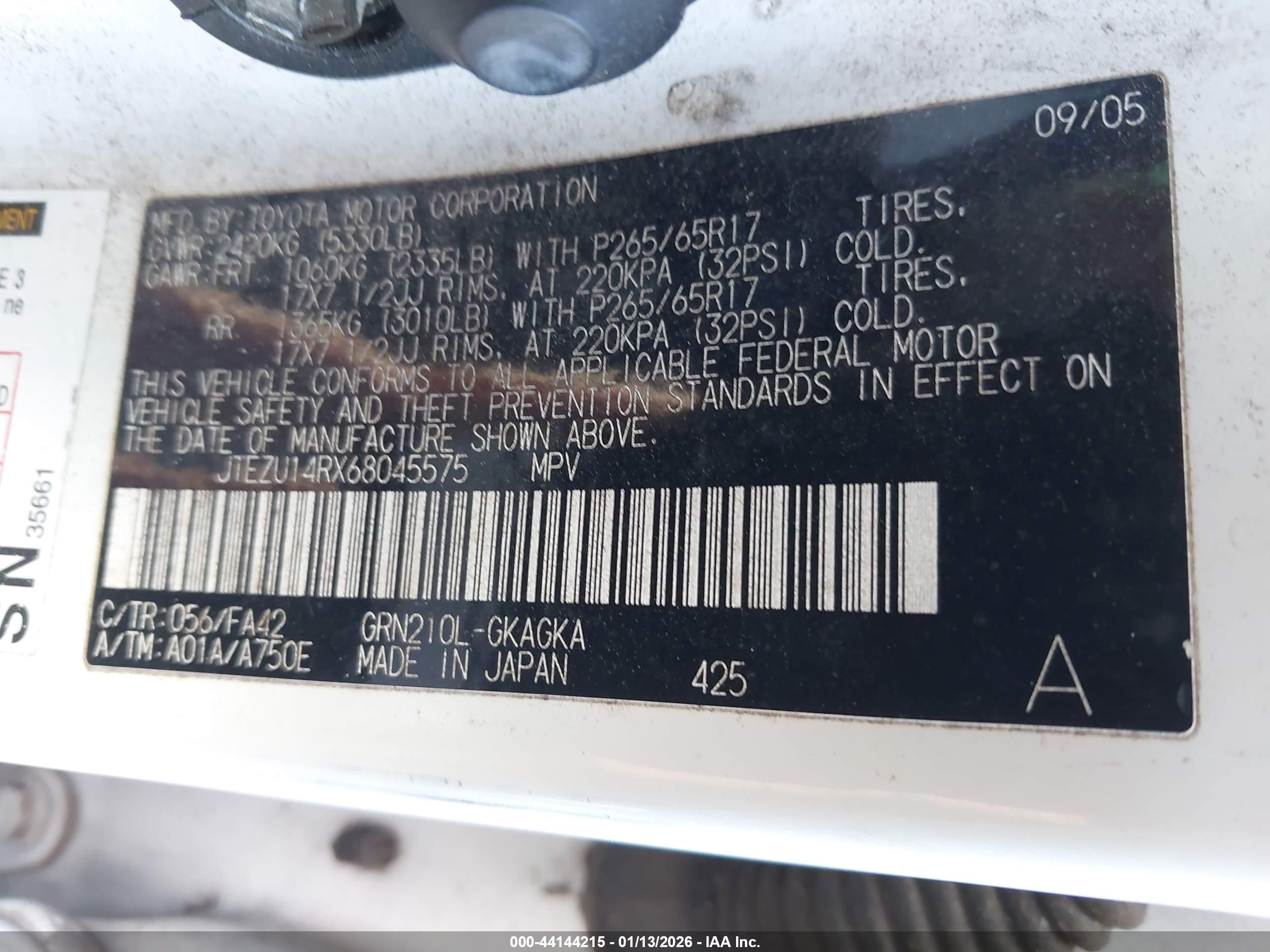 TOYOTA 4RUNNER image 9