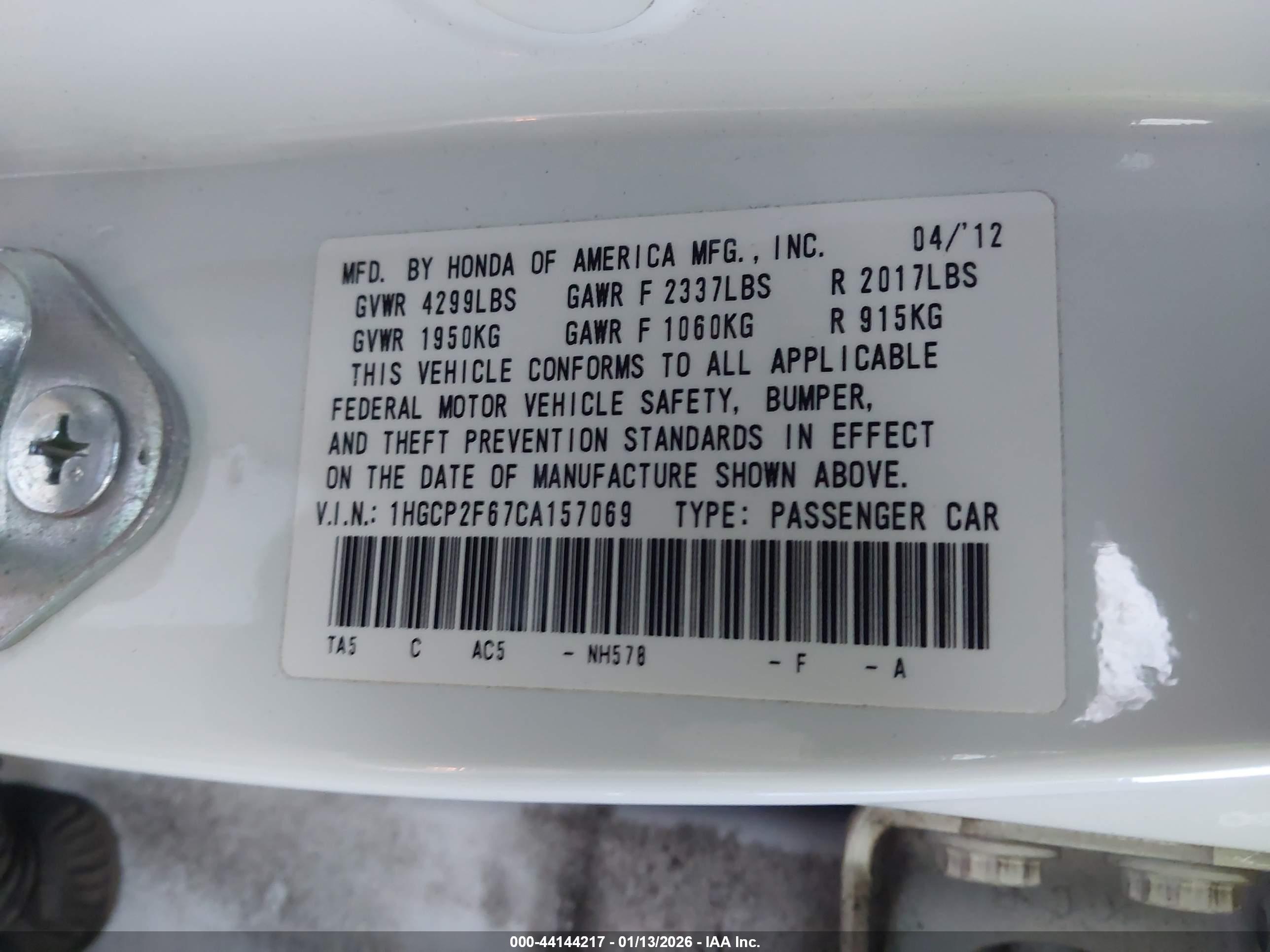 HONDA ACCORD image 9