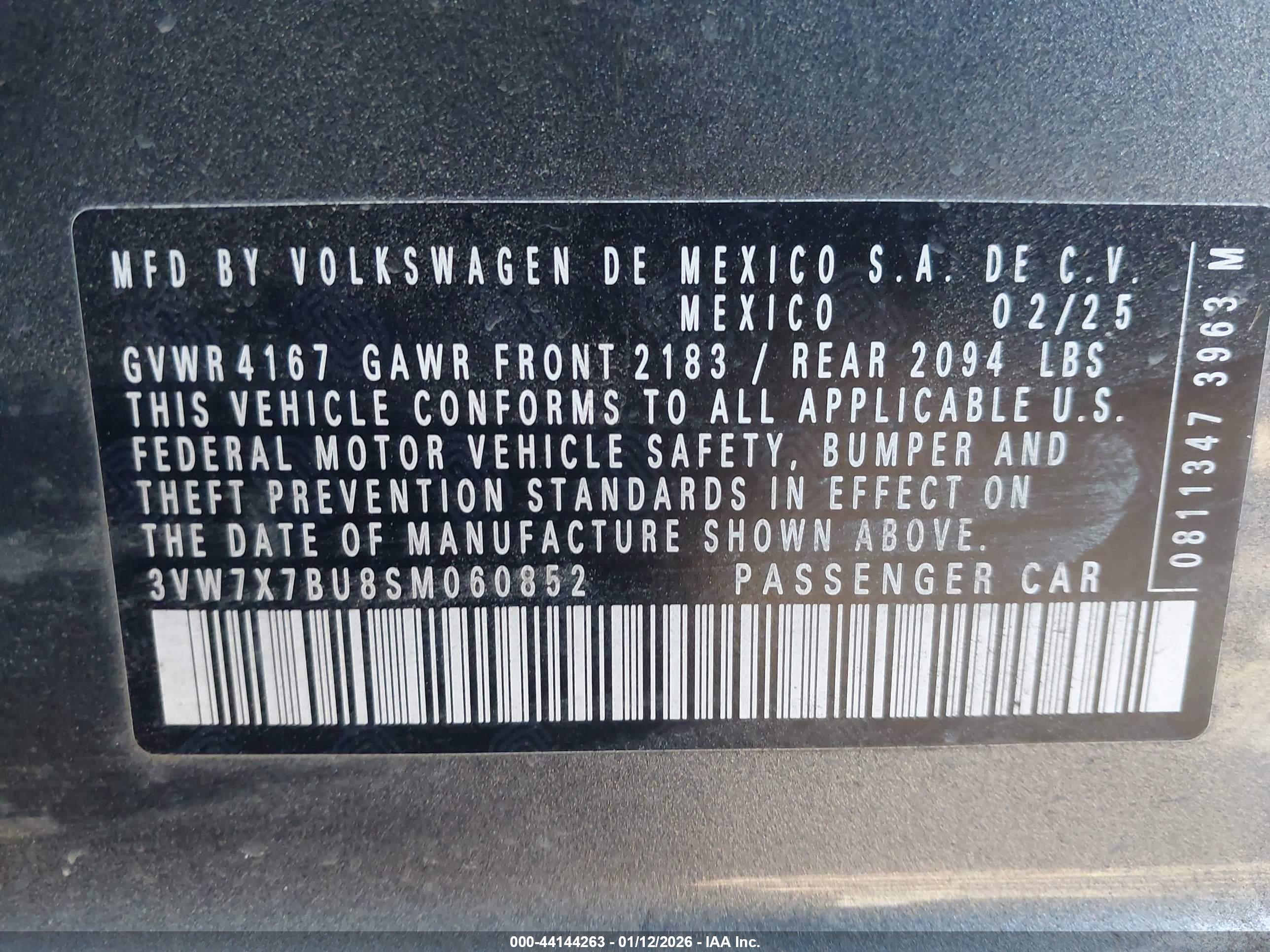 VOLKSWAGEN JETTA image 9