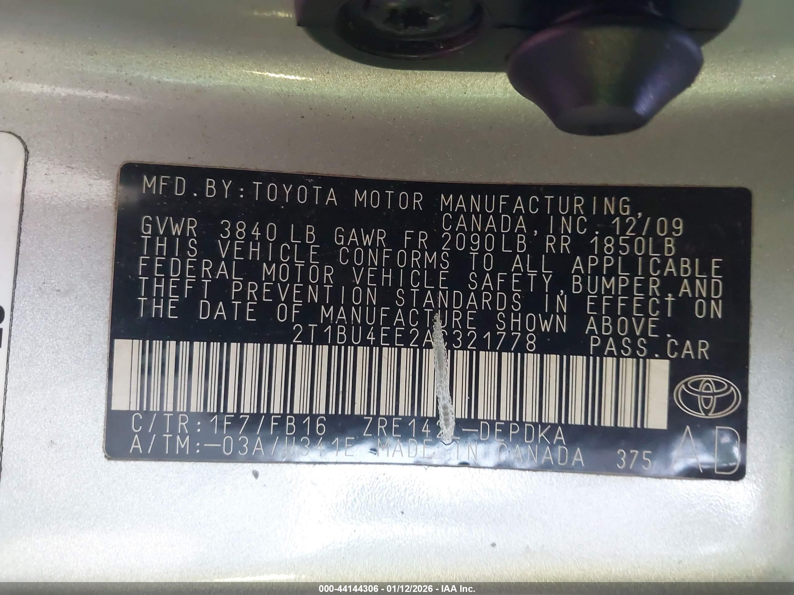 TOYOTA COROLLA image 9