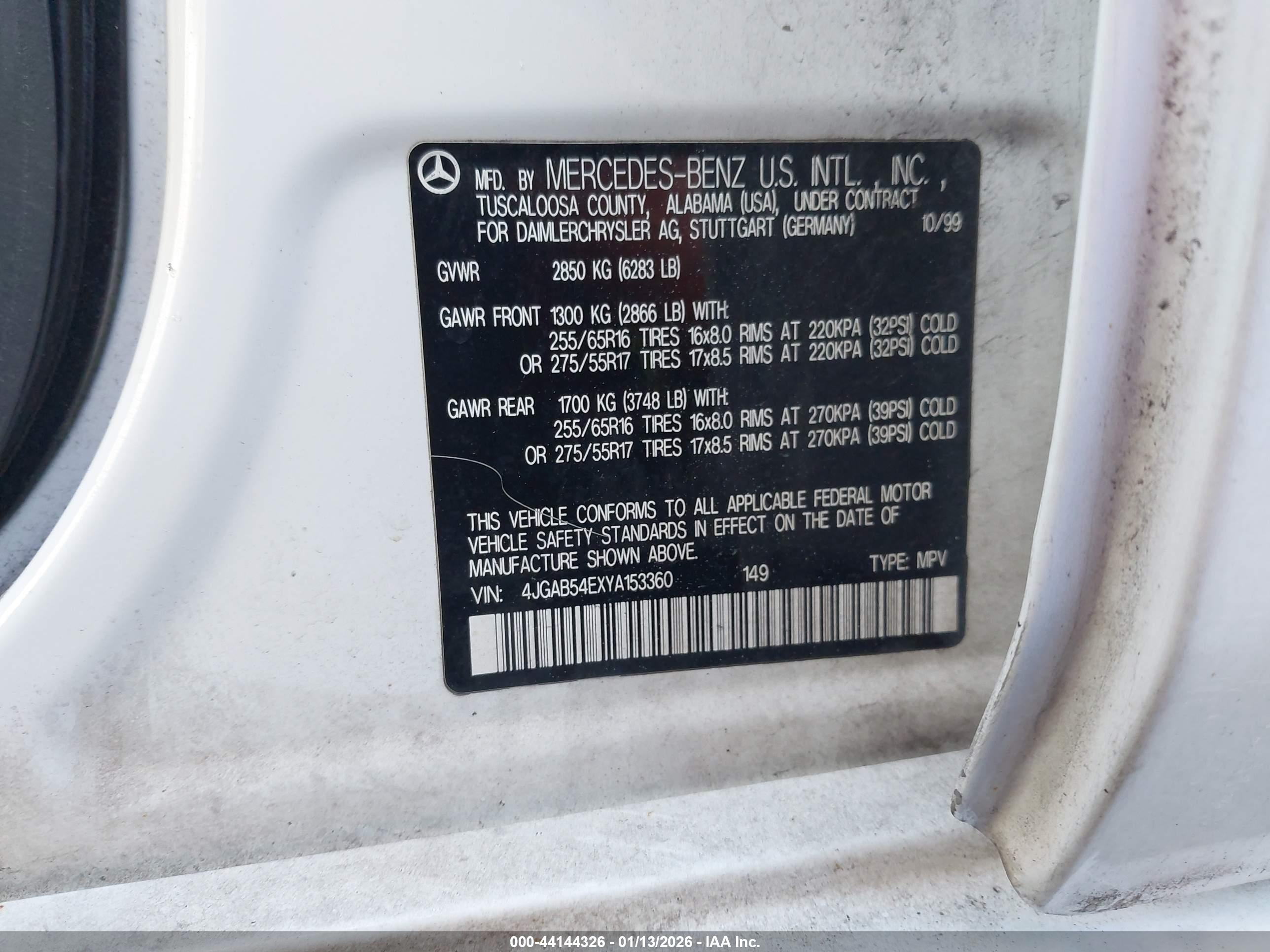 MERCEDES-BENZ ML image 9