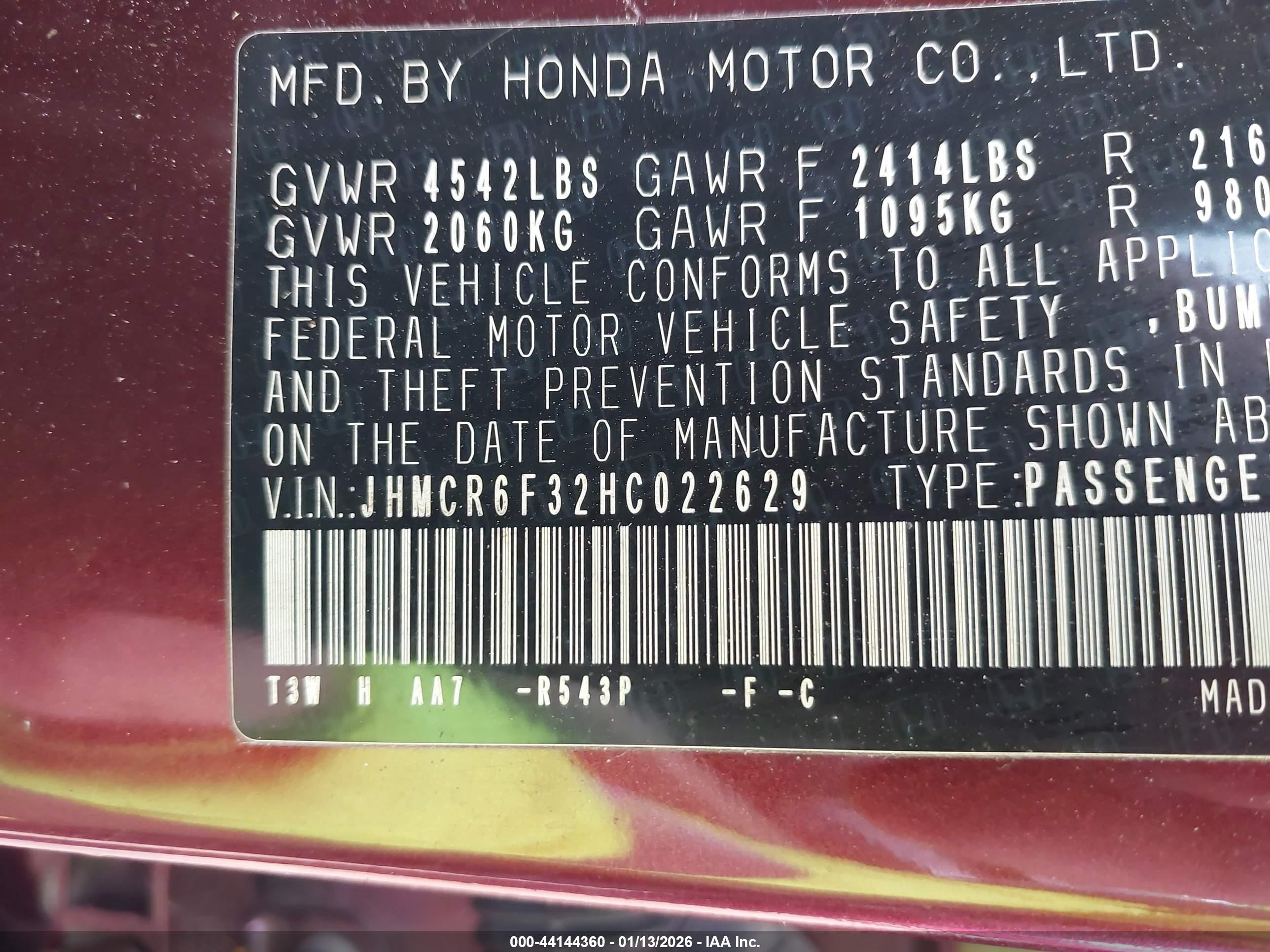 HONDA ACCORD image 9