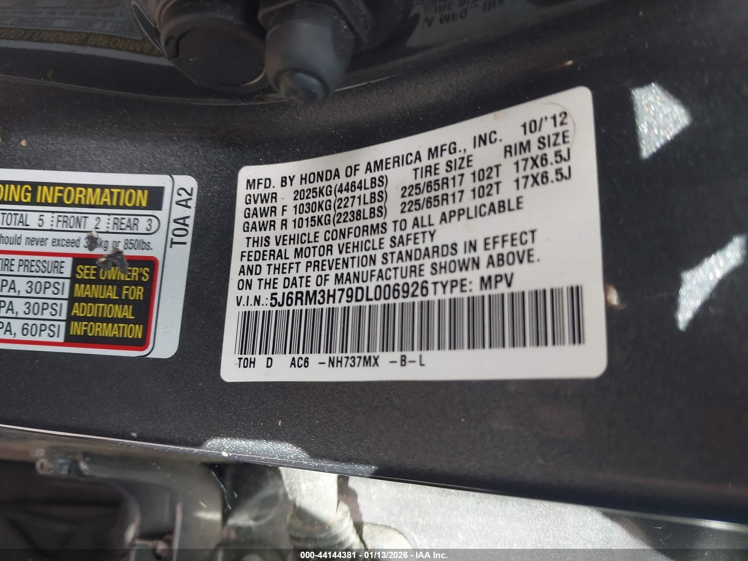HONDA CR-V image 9