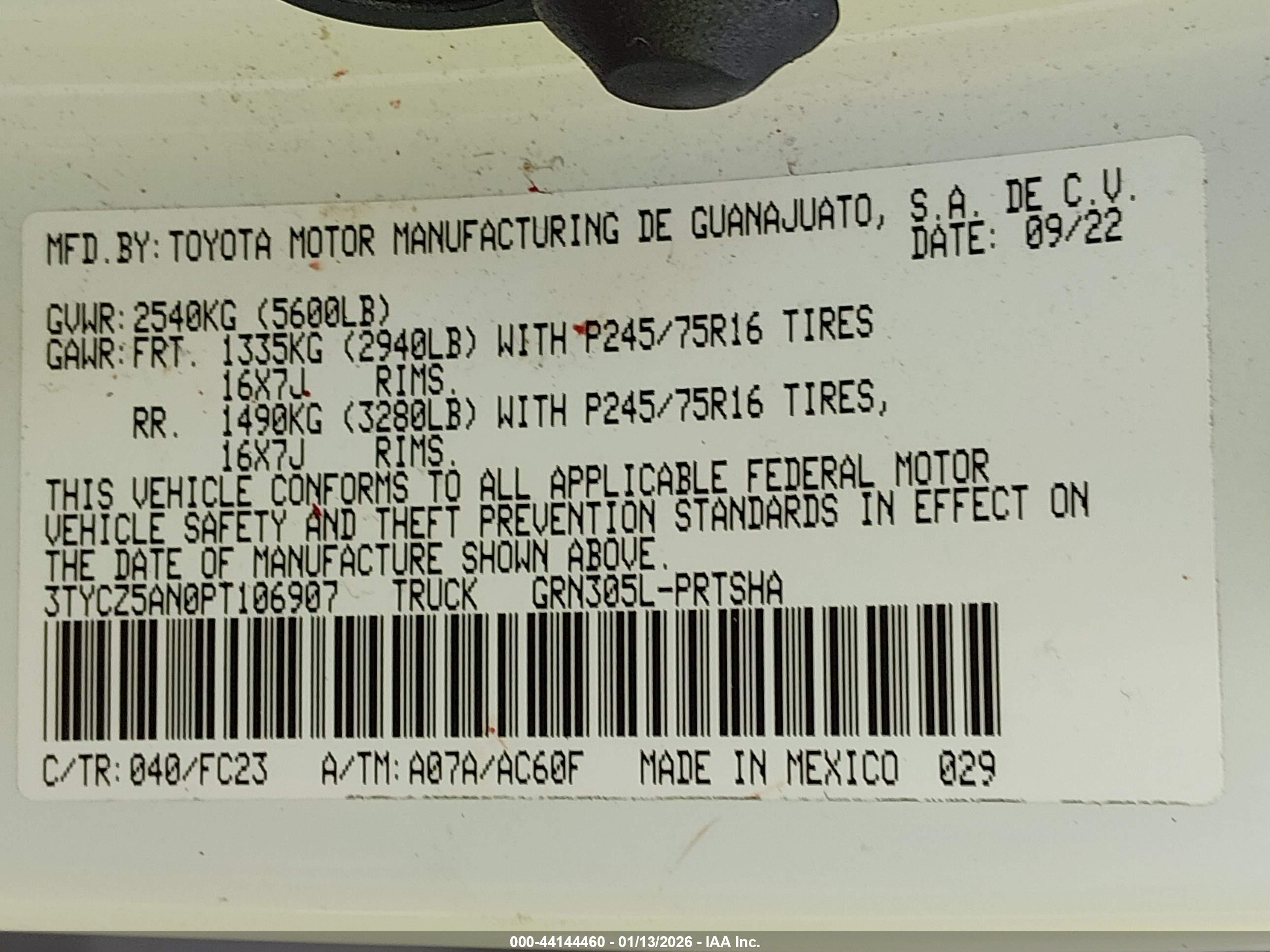 TOYOTA TACOMA image 9
