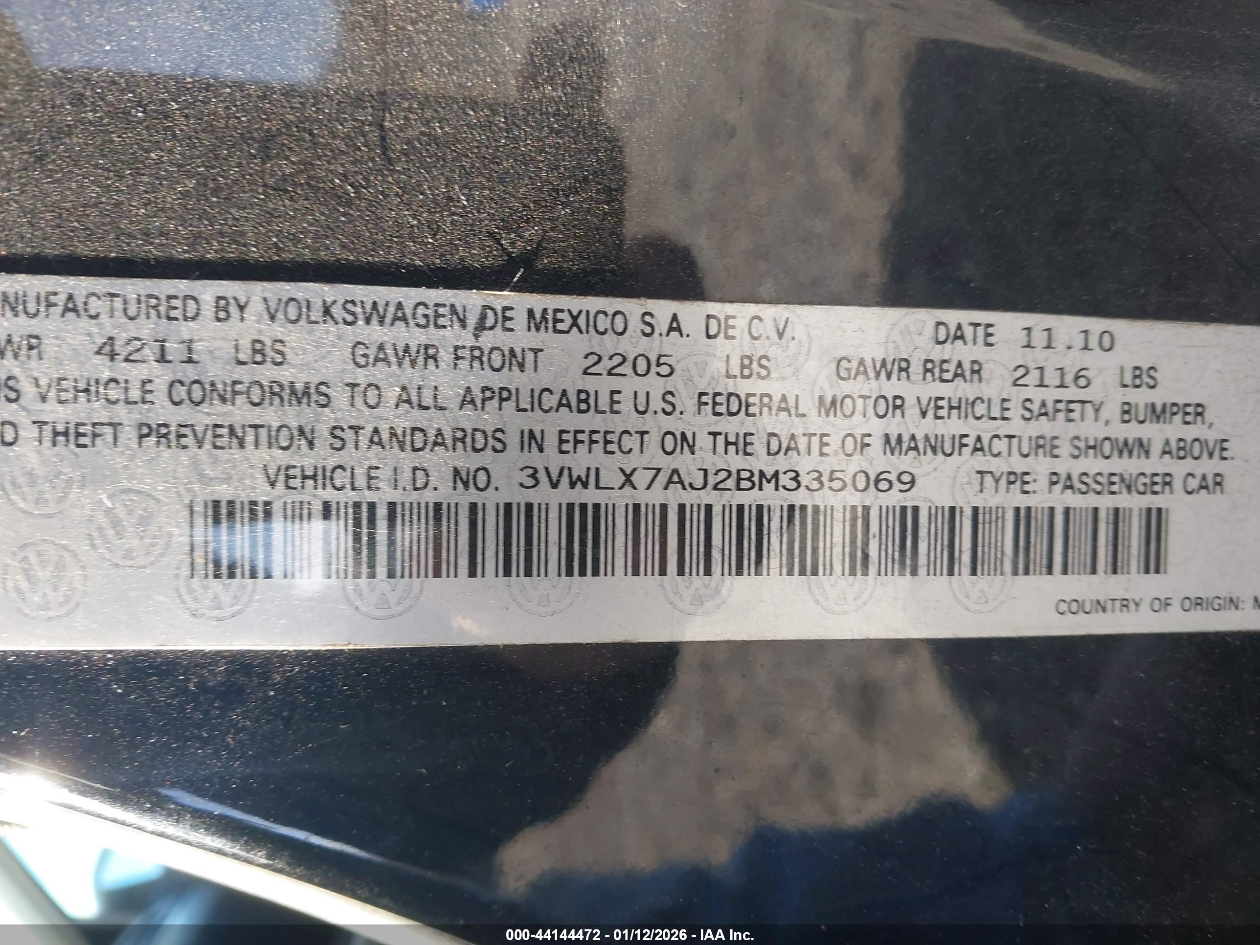VOLKSWAGEN JETTA image 9