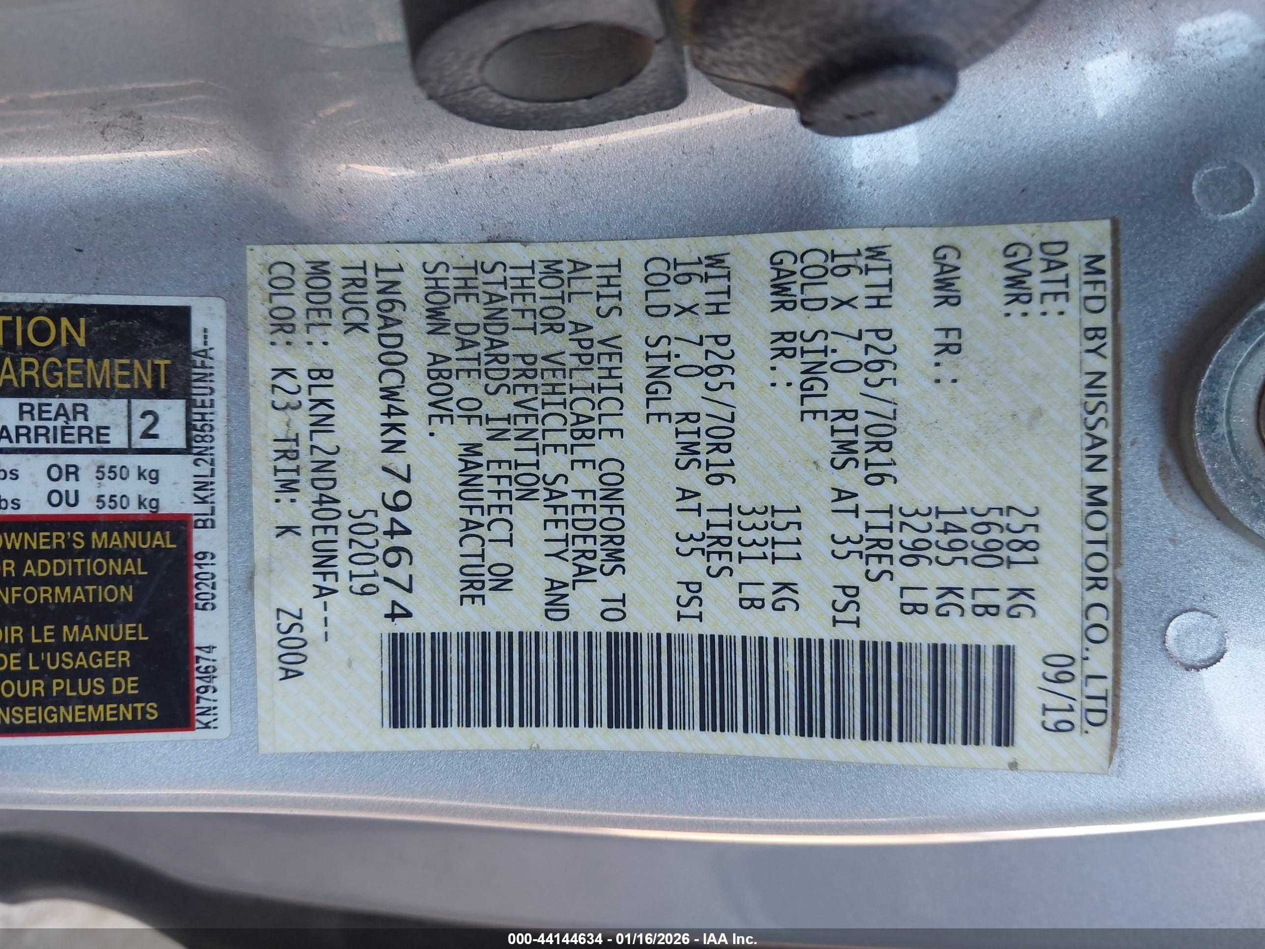 NISSAN FRONTIER image 9