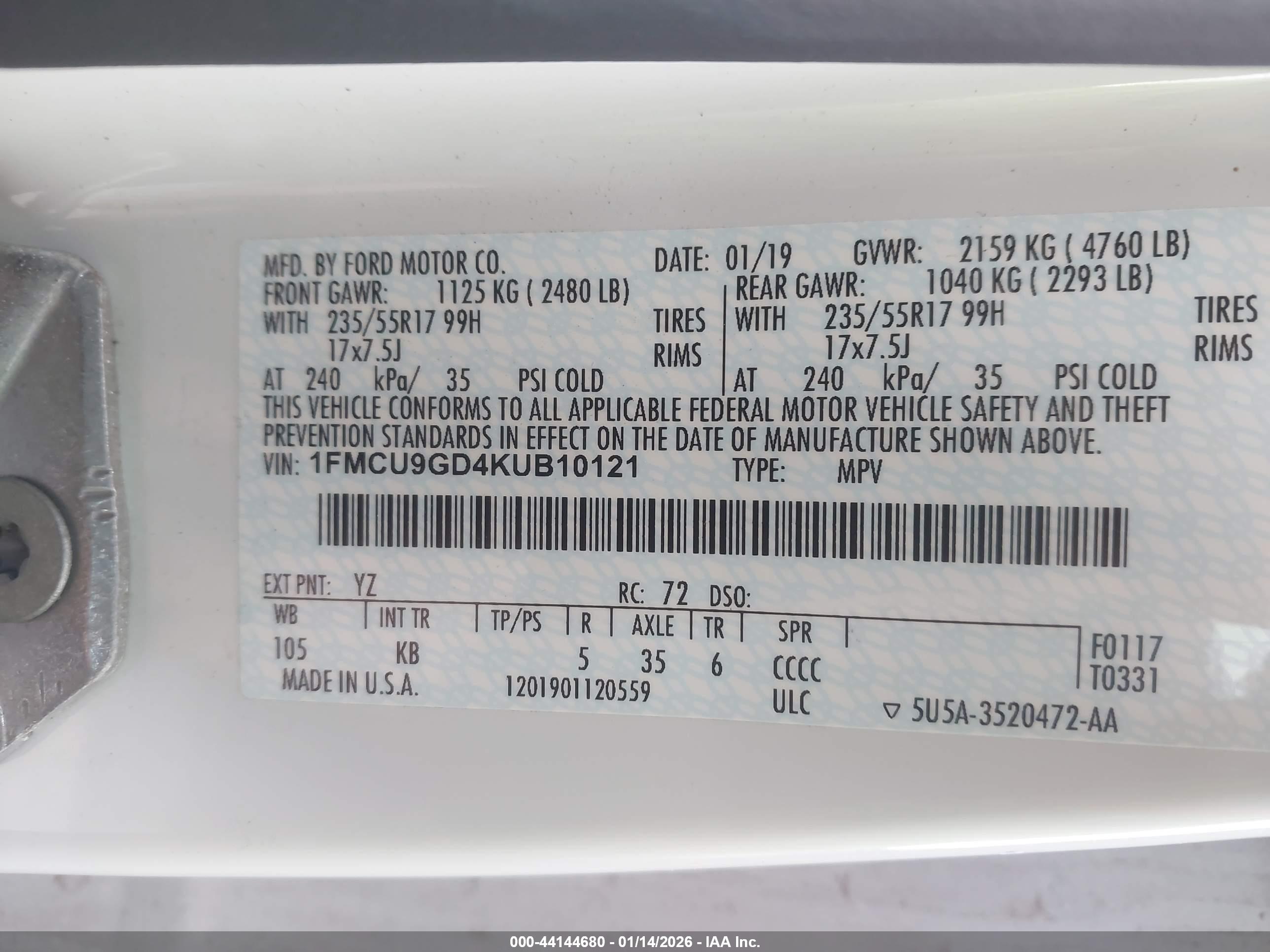 FORD ESCAPE image 9