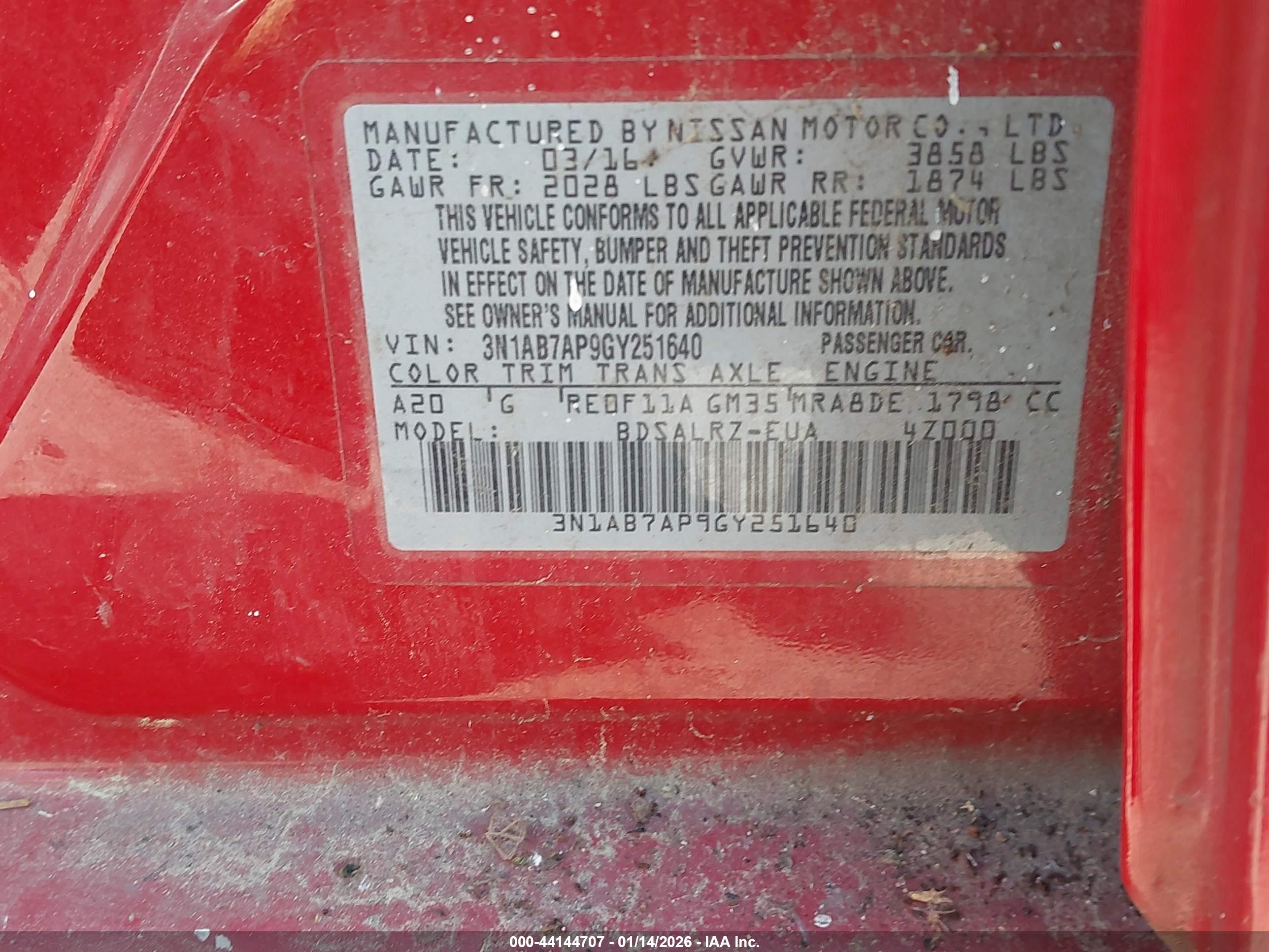 NISSAN SENTRA image 9