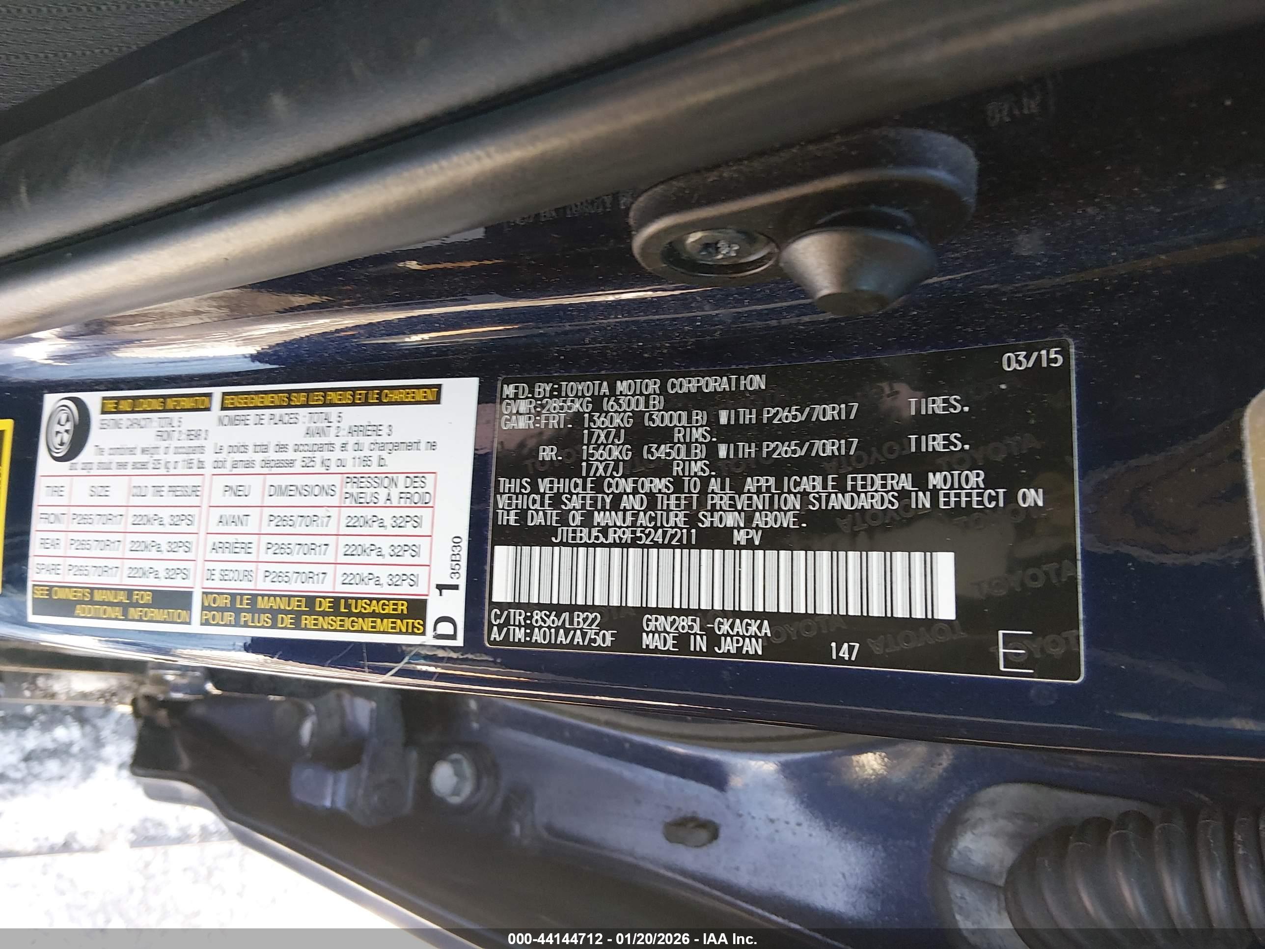 TOYOTA 4RUNNER image 9