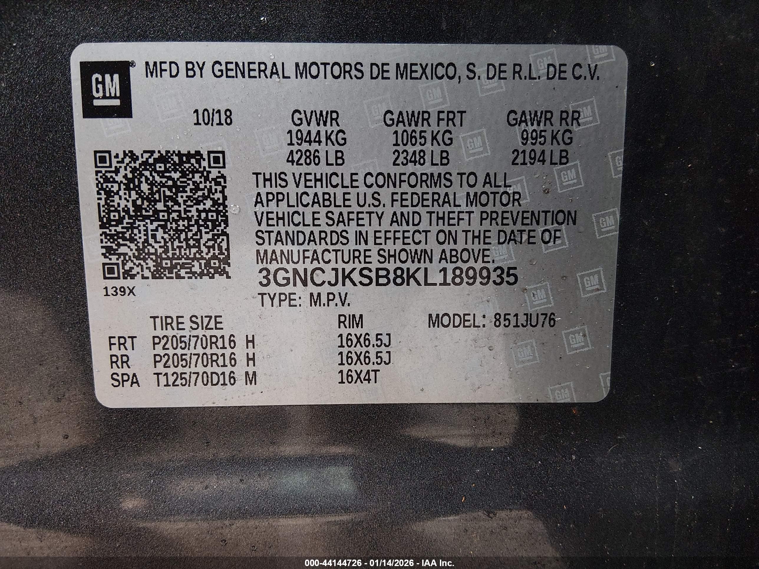 CHEVROLET TRAX image 9