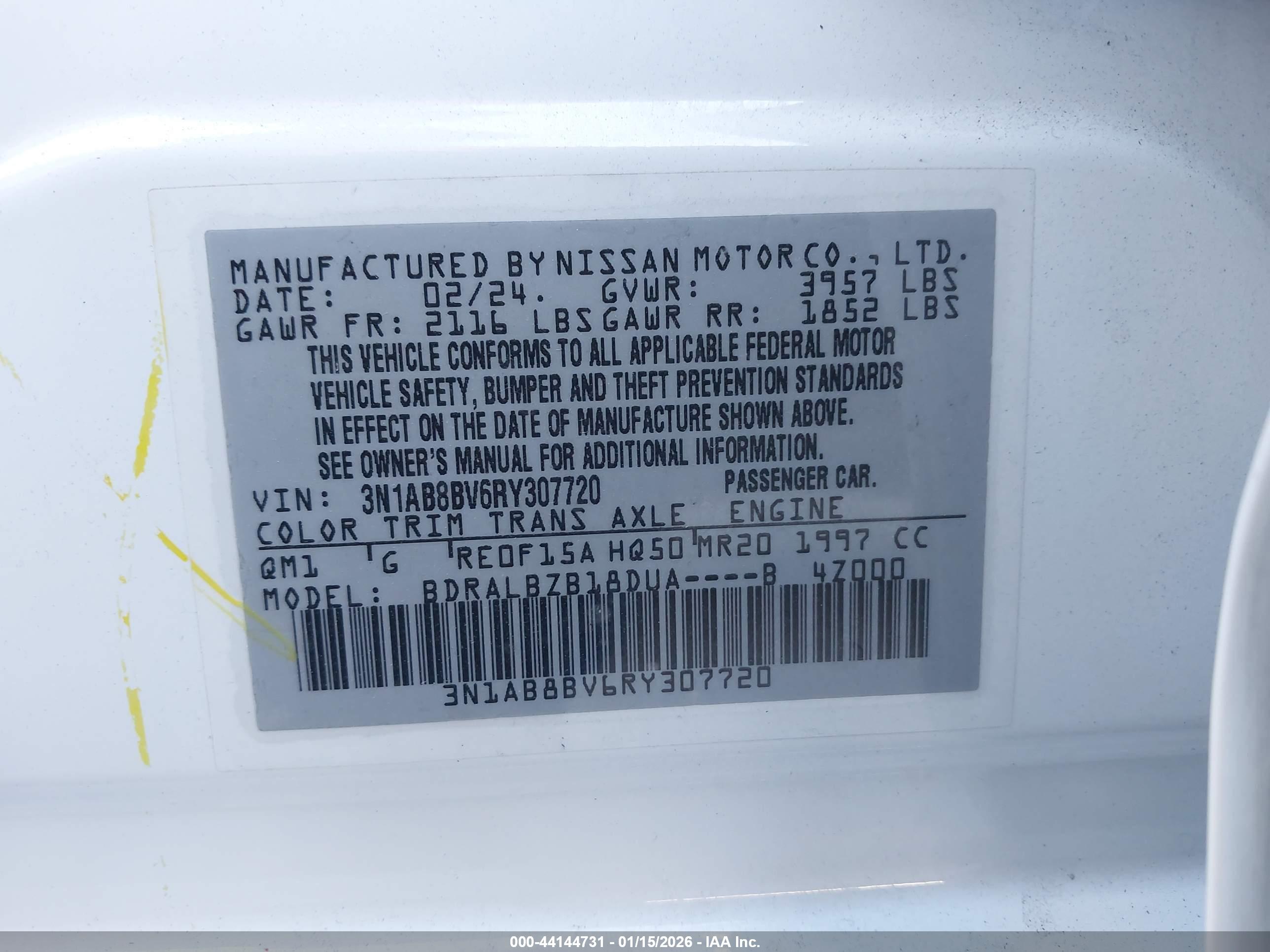 NISSAN SENTRA image 9