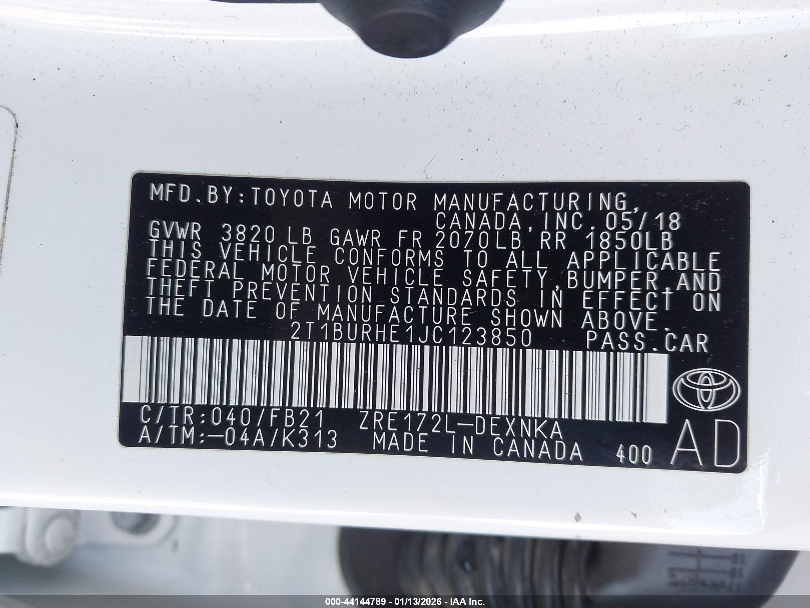 TOYOTA COROLLA image 9