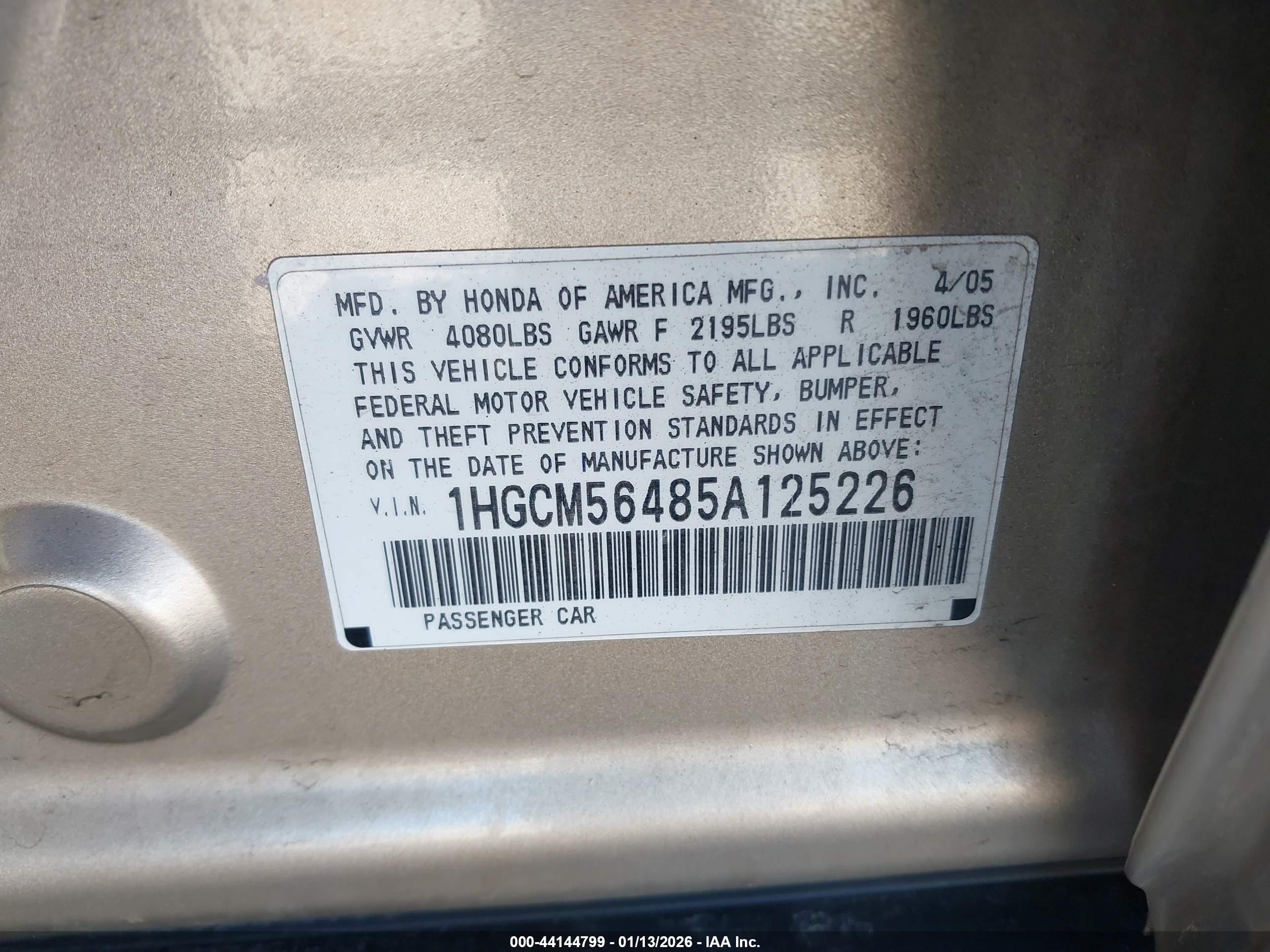 HONDA ACCORD image 9