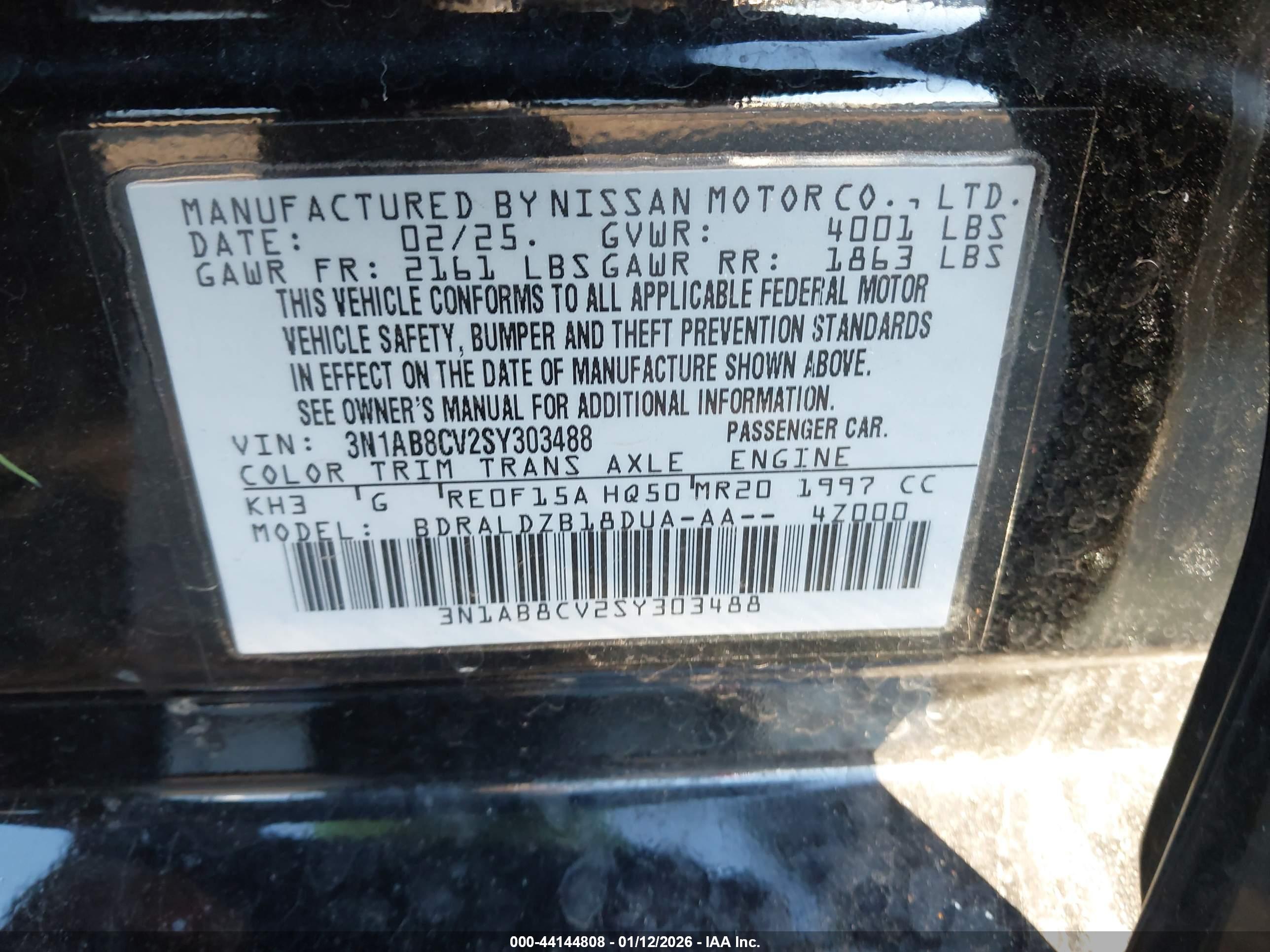 NISSAN SENTRA image 9