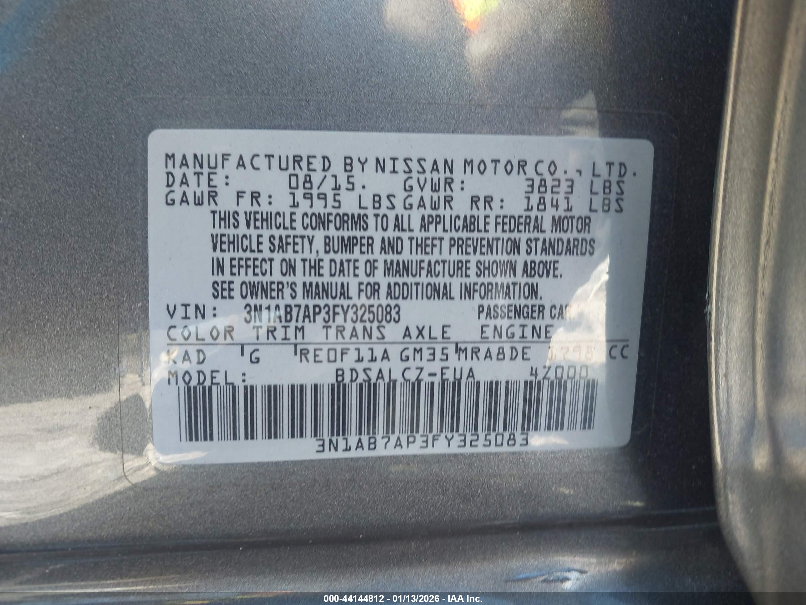 NISSAN SENTRA image 9
