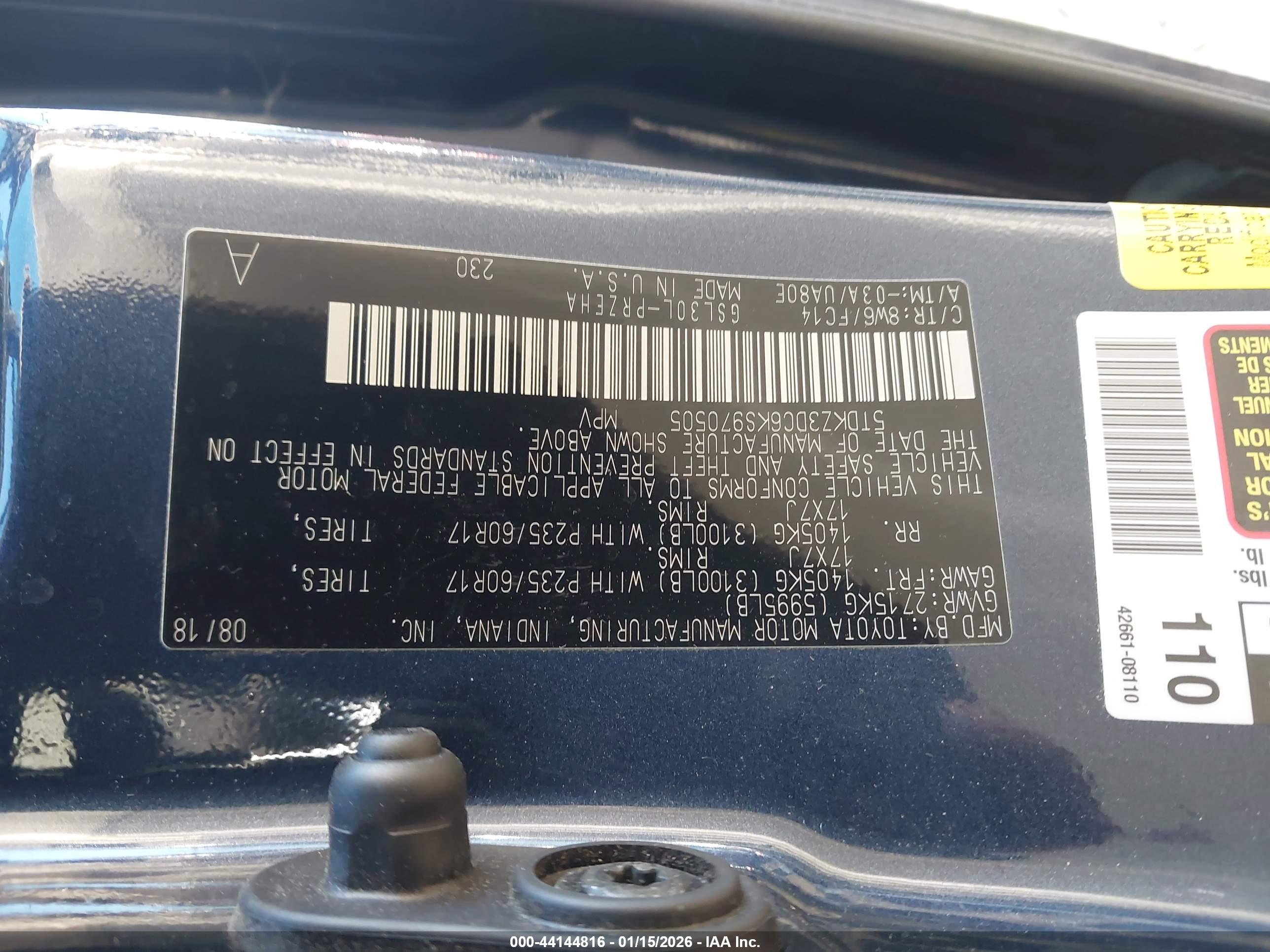 TOYOTA SIENNA image 9