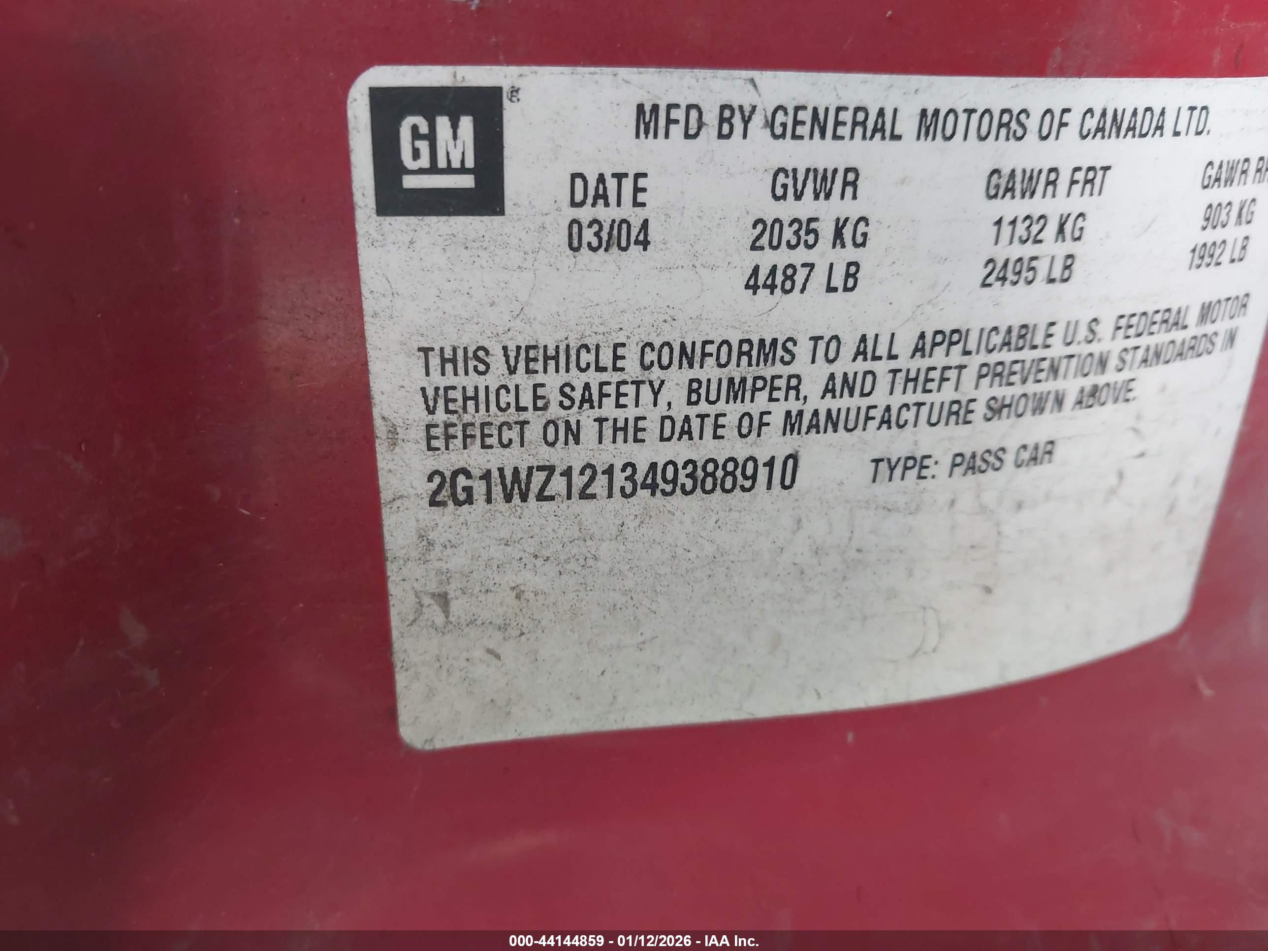 CHEVROLET MONTE image 9