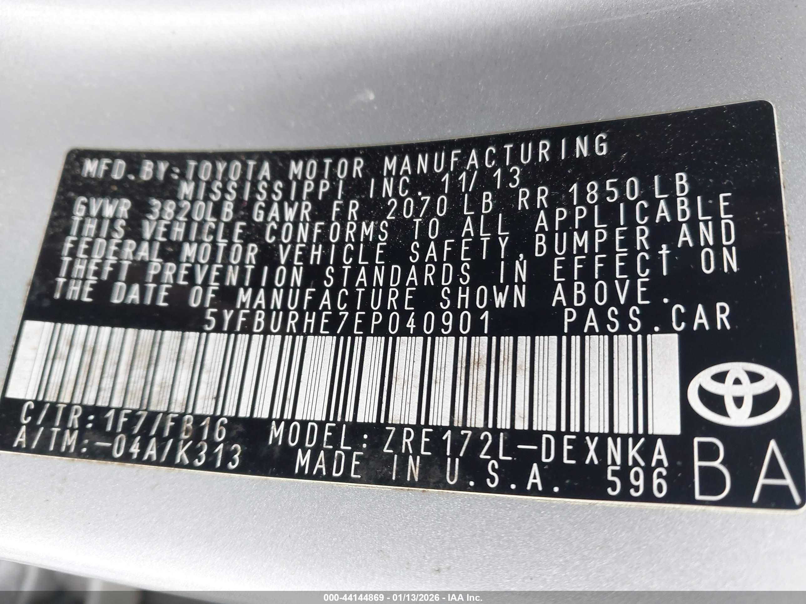 TOYOTA COROLLA image 9