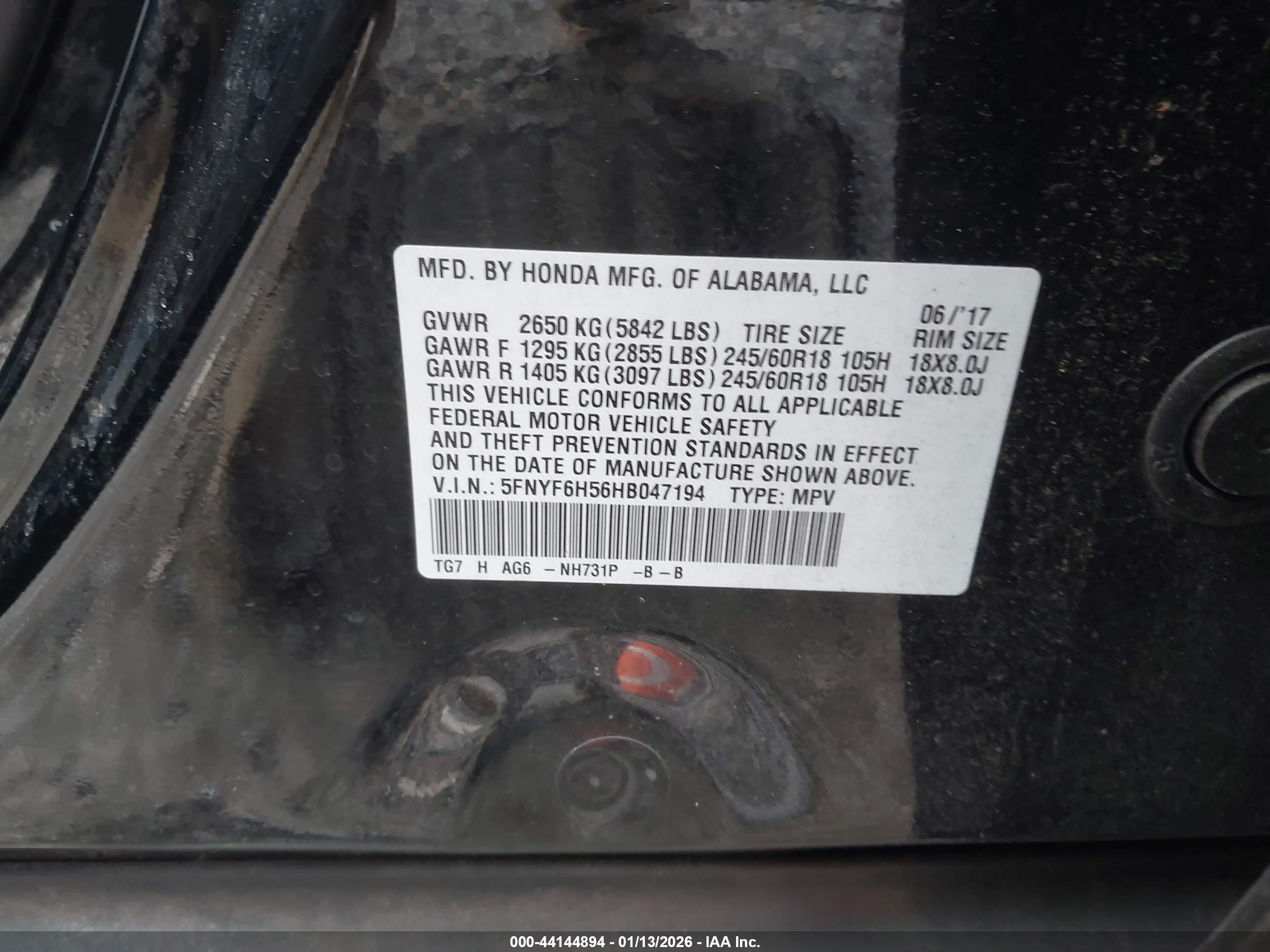 HONDA PILOT image 9