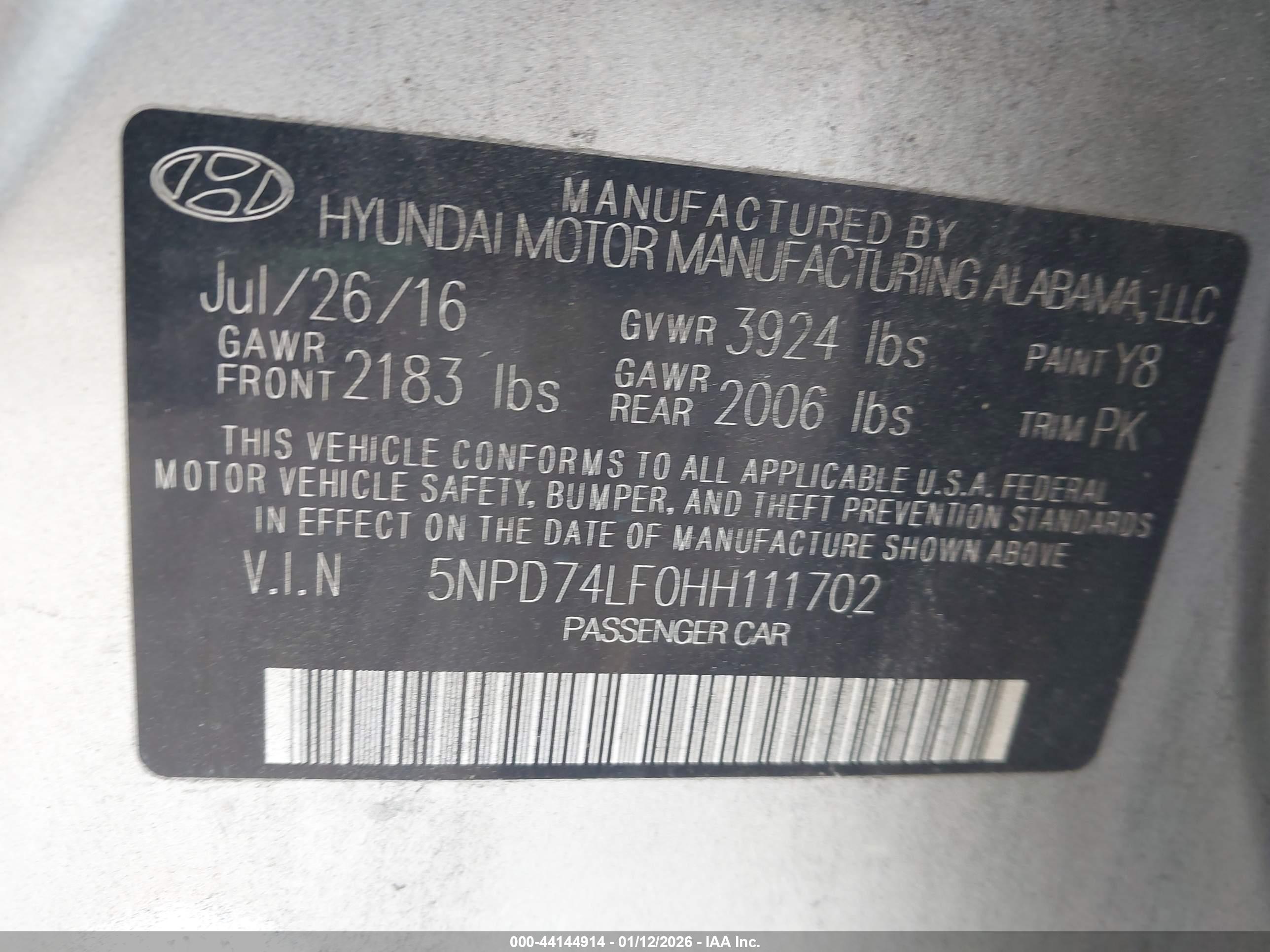 HYUNDAI ELANTRA image 9